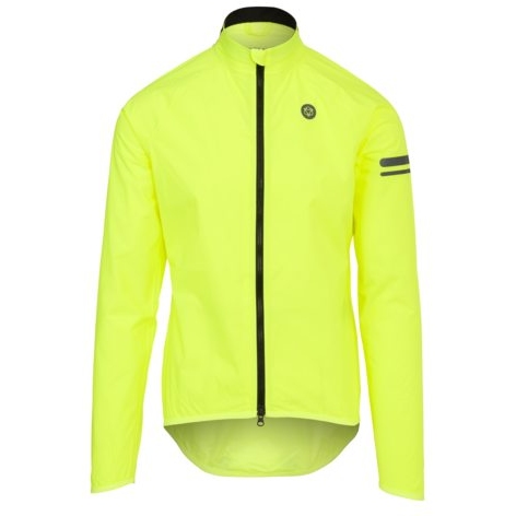 Мужская куртка-дождевик AGU Essential II - hi-vis неоново-желтого цвета