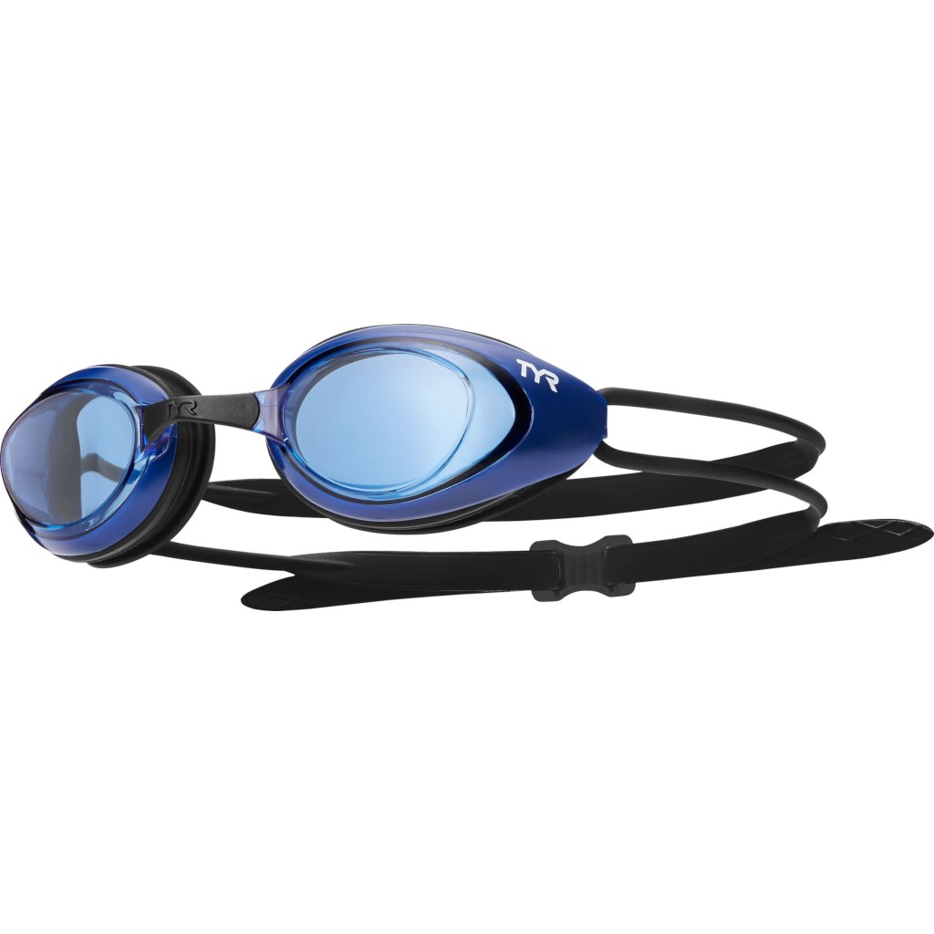 Productfoto van TYR Blackhawk Racing Adult Fit Swimming Goggles - black/navy/black