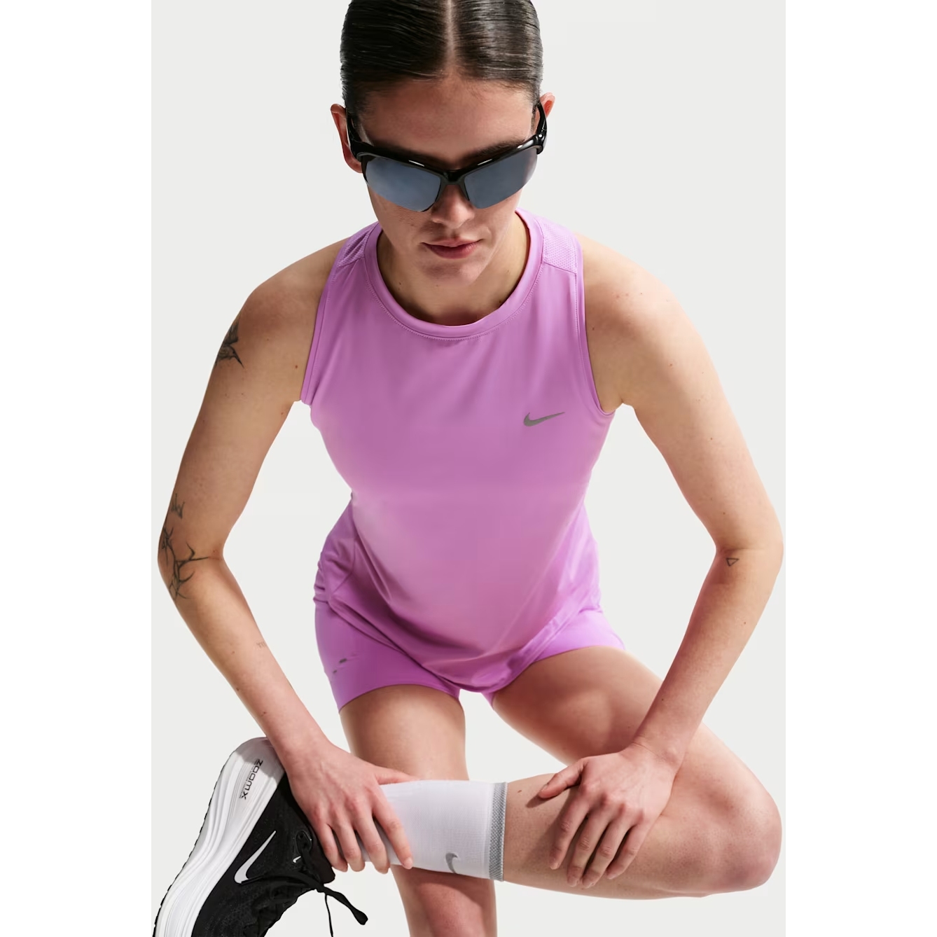 Nike Swift Dri-Fit Running Tank Top Women - light magenta