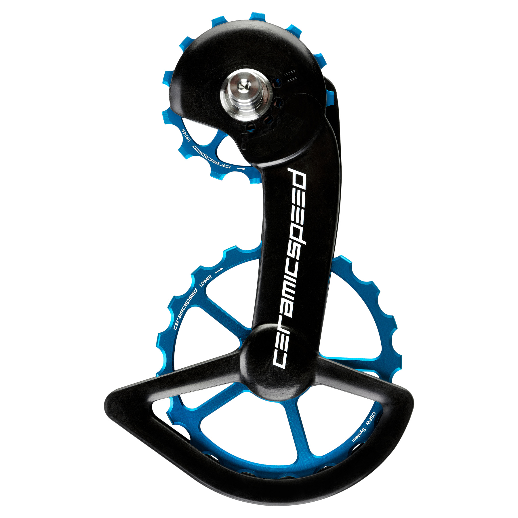 Picture of CeramicSpeed OSPW Derailleur Pulley System - for Shimano R9100/R8000 (11s) | 13/19 Teeth - blue