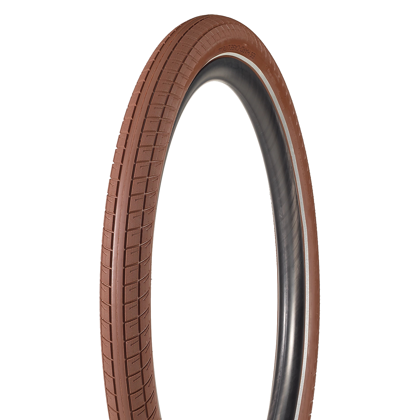 Picture of Bontrager E6 Rigid Tire - Clincher | Hard-Case Lite | ECE-R75 - 27.5 x 2.4 Inch - Natural/Reflective