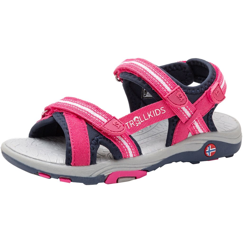 Bild von Trollkids Preikestolen Sandalen Mädchen - magenta/navy