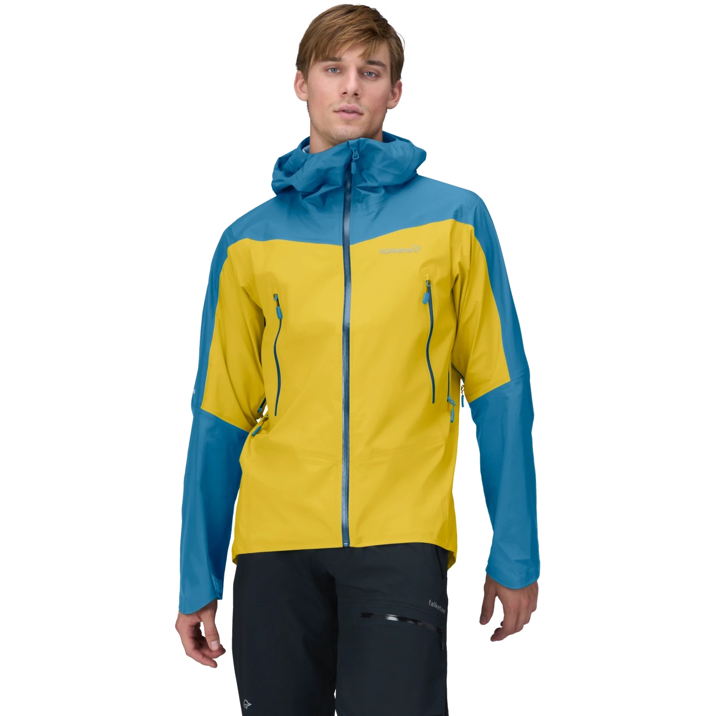 Picture of Norrona falketind Gore-Tex Jacket Men - Calendula