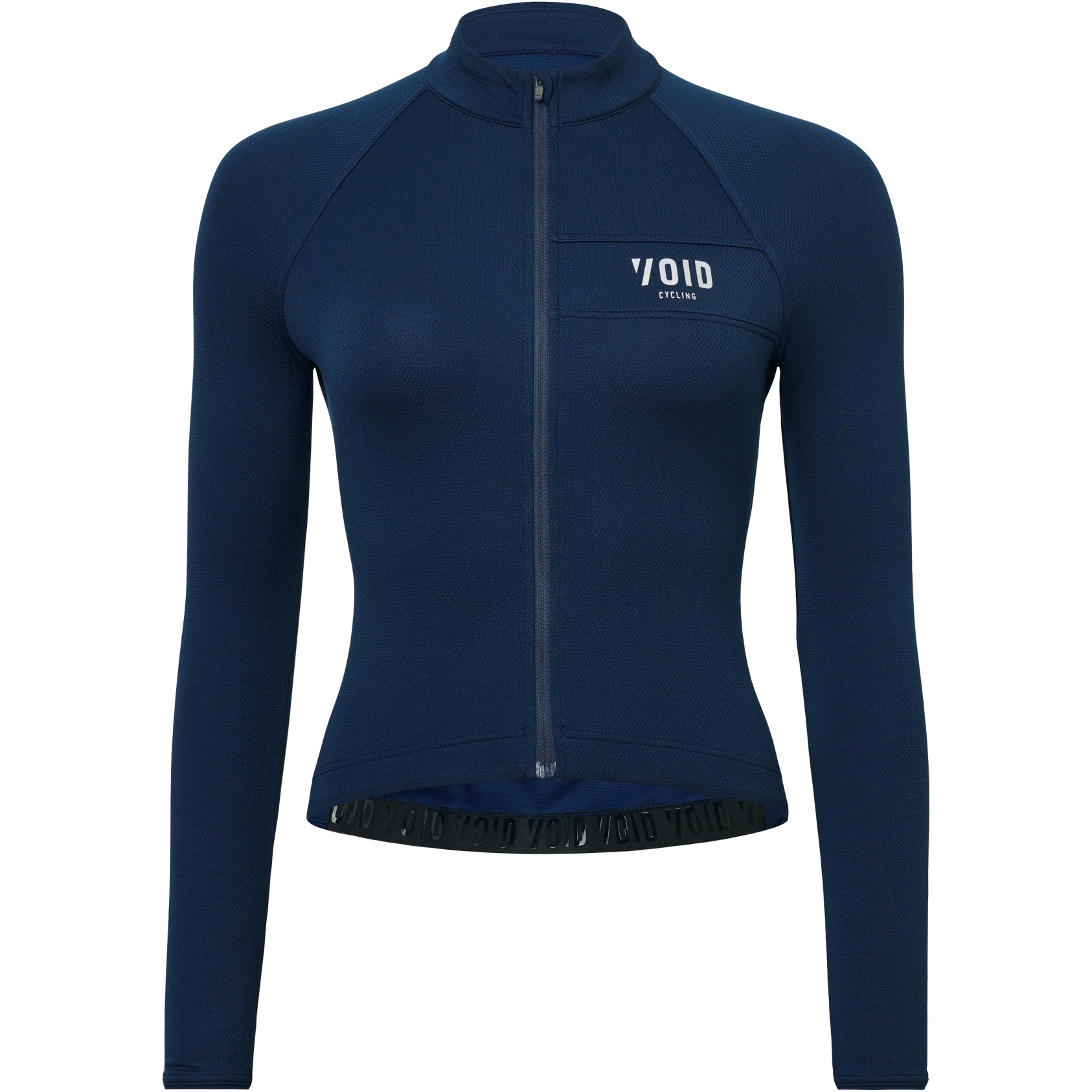 Productfoto van VOID Cycling Merino Women&#039;s Long Sleeve Jersey - Dark Blue