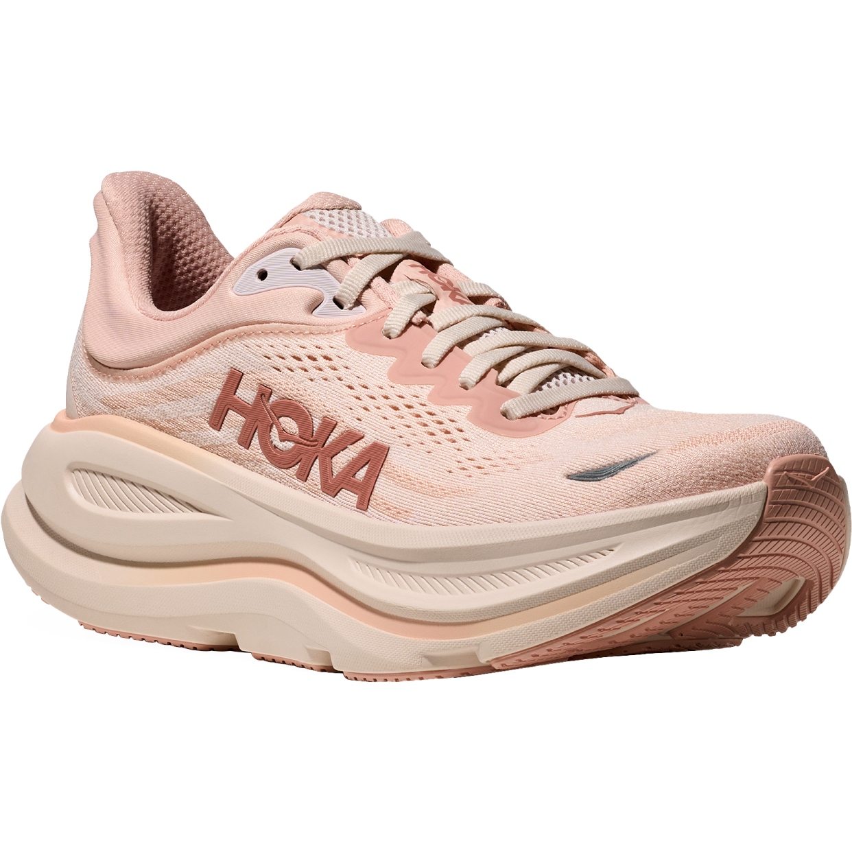 Bild von Hoka Bondi 9 Laufschuhe Damen - rose latte / rose cream