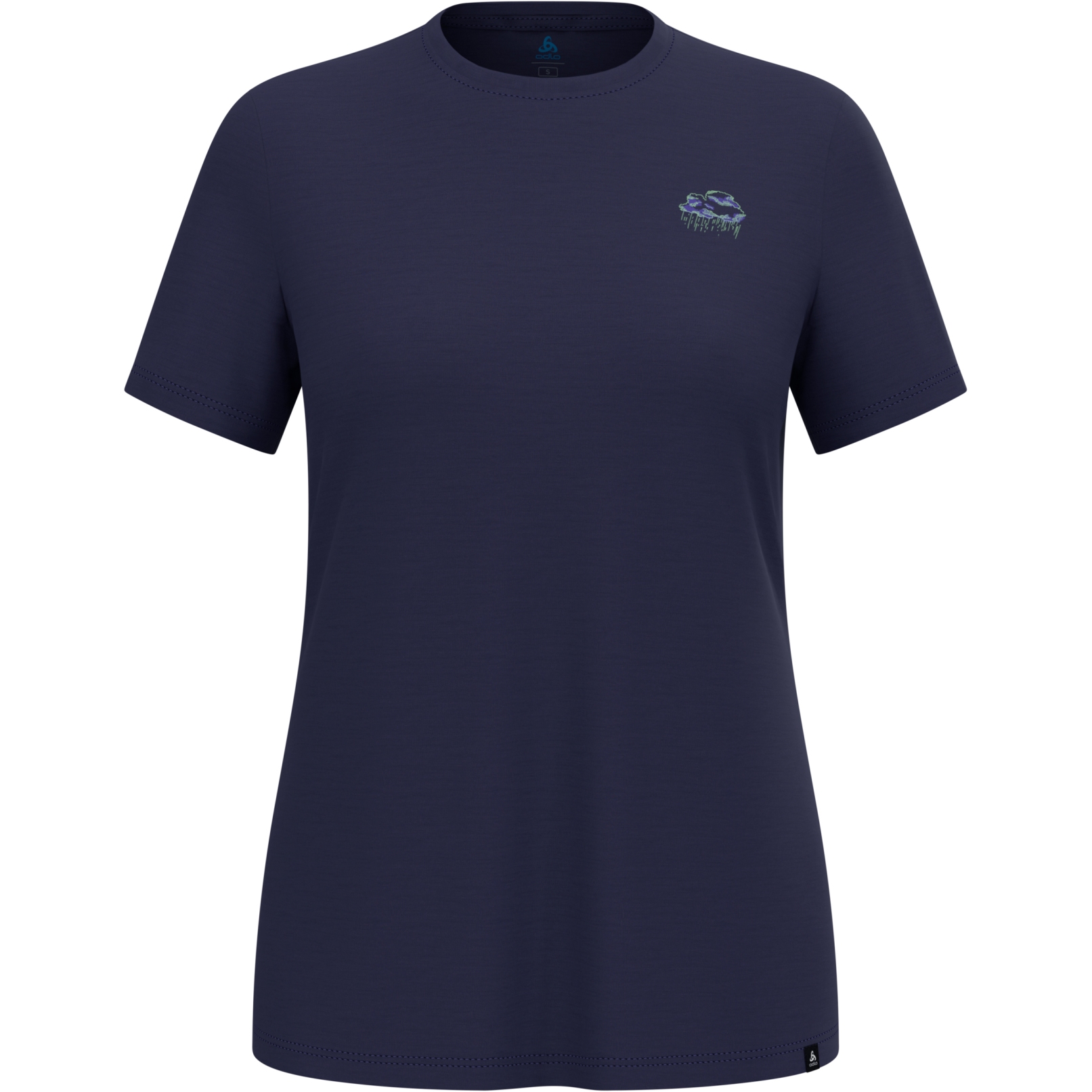 Immagine prodotto da Odlo Maglietta Donna - Ascent Merino 160 Raincloud - eclipse