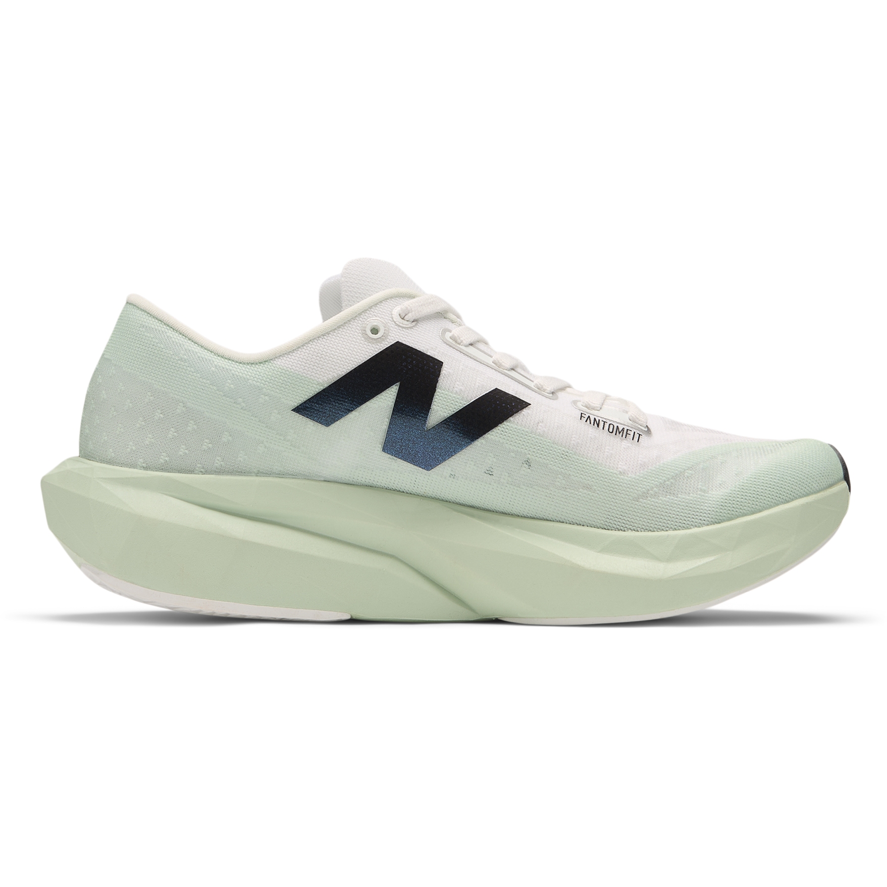 Photo produit de New Balance Chaussures de course Femme - FuelCell Rebel v4 - Clay Ash/White/Black