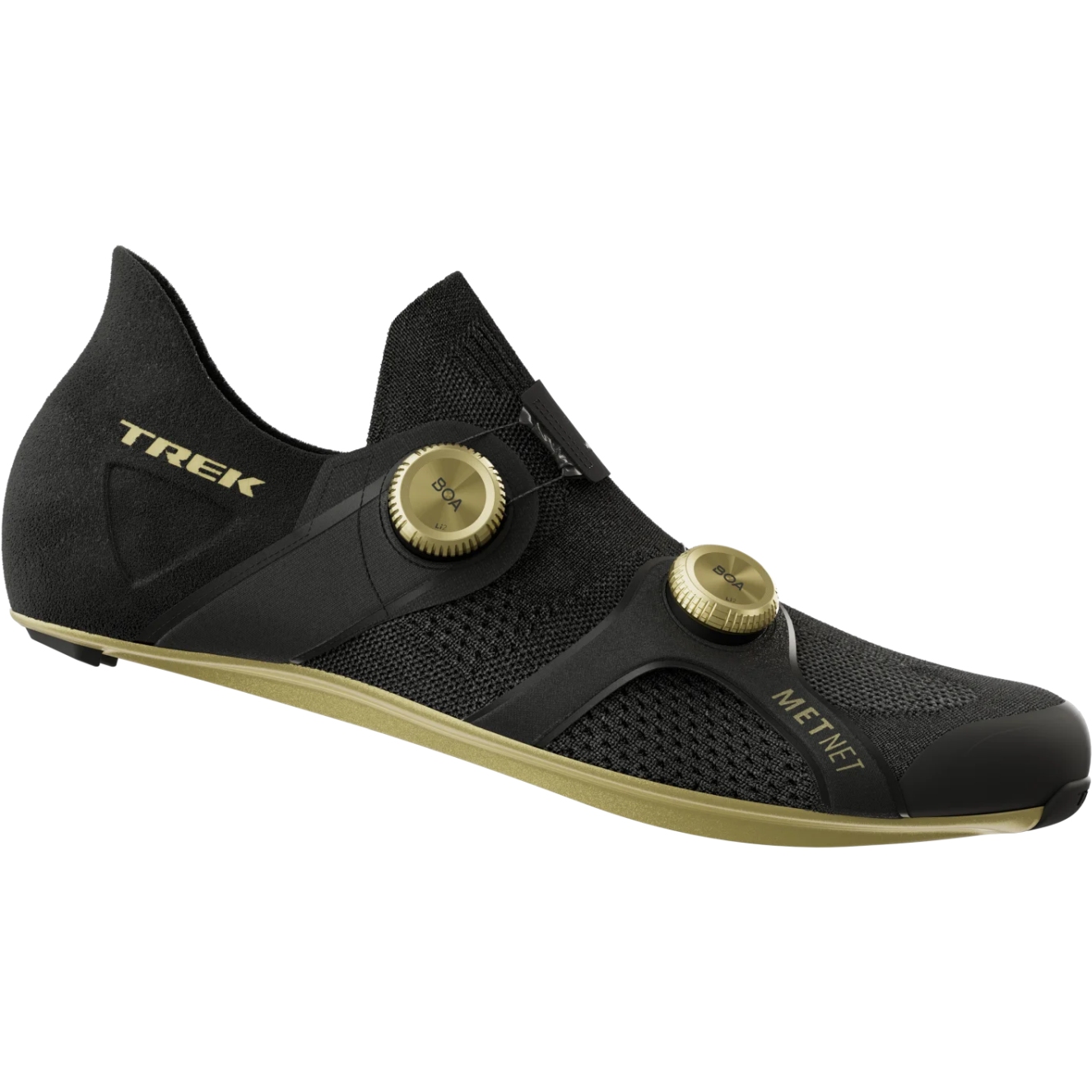 Produktbild von Trek RSL Knit Rennradschuhe - Schwarz/Gold