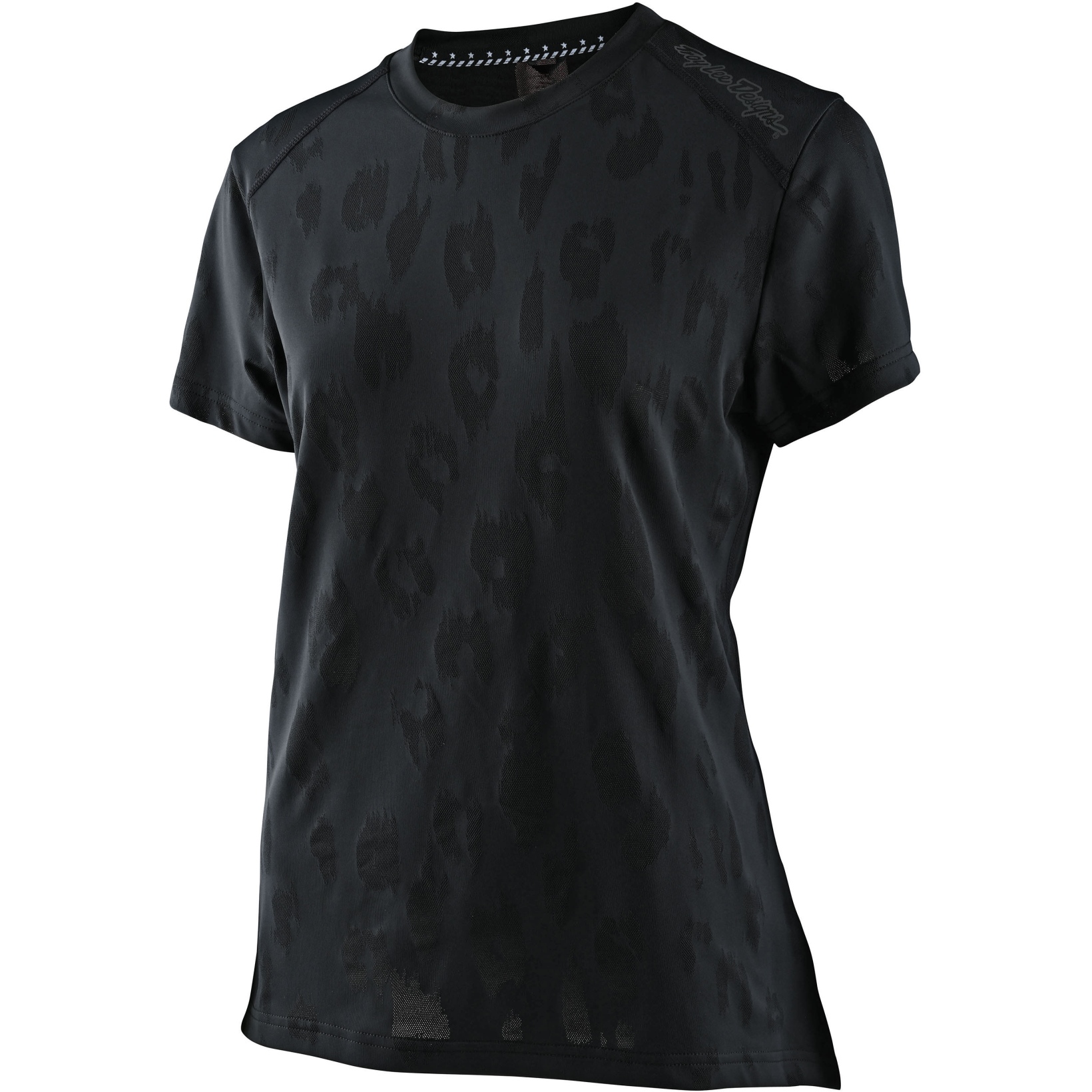 Productfoto van Troy Lee Designs Lilium Shirt met Korte Mouwen Dames - Jacquard Black