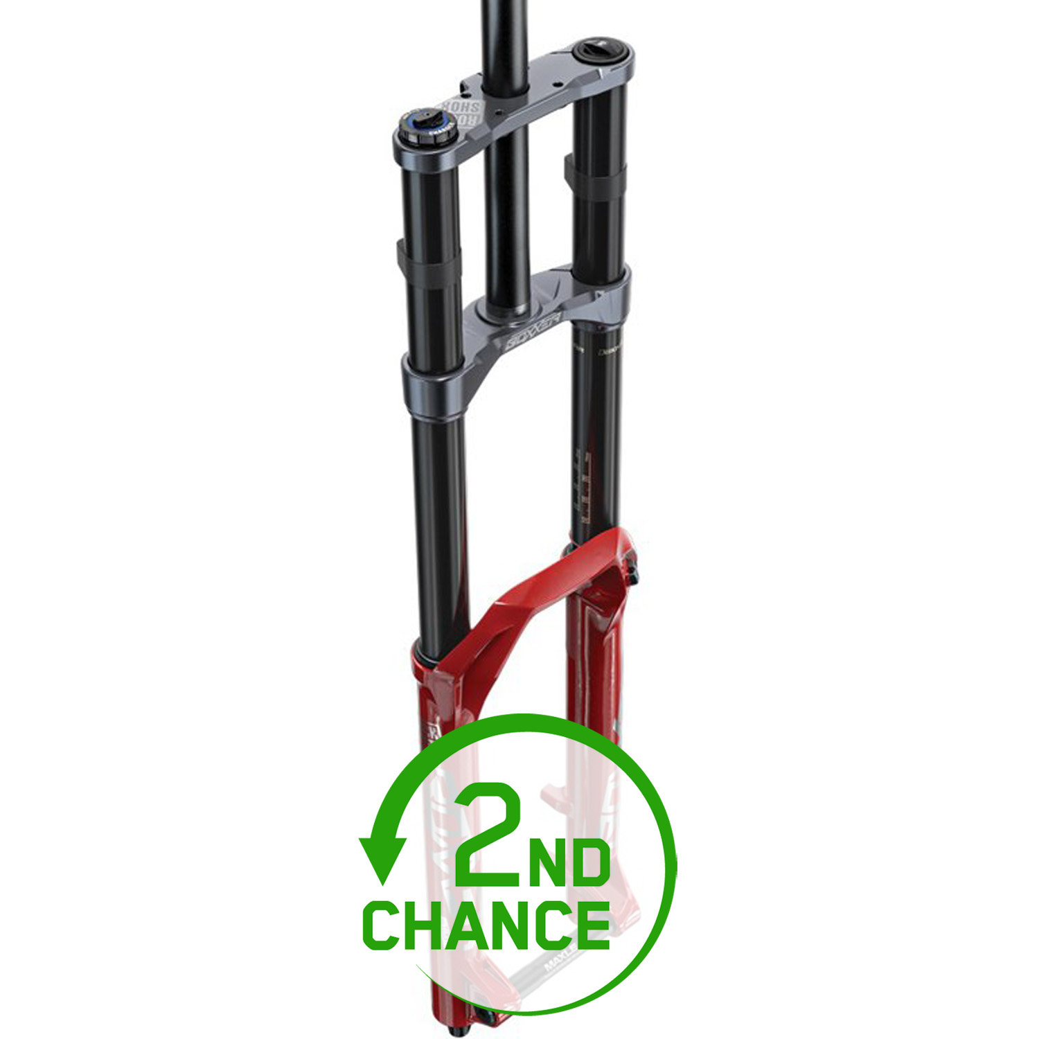 Photo produit de RockShox Fourche Suspendue - BoXXer Ultimate Charger 2.1 RC2 Debon Air - 29&quot; | 200mm | 56mm Offset | Straight - 20x110 mm Boost Maxle Stealth - rouge - Second Choix