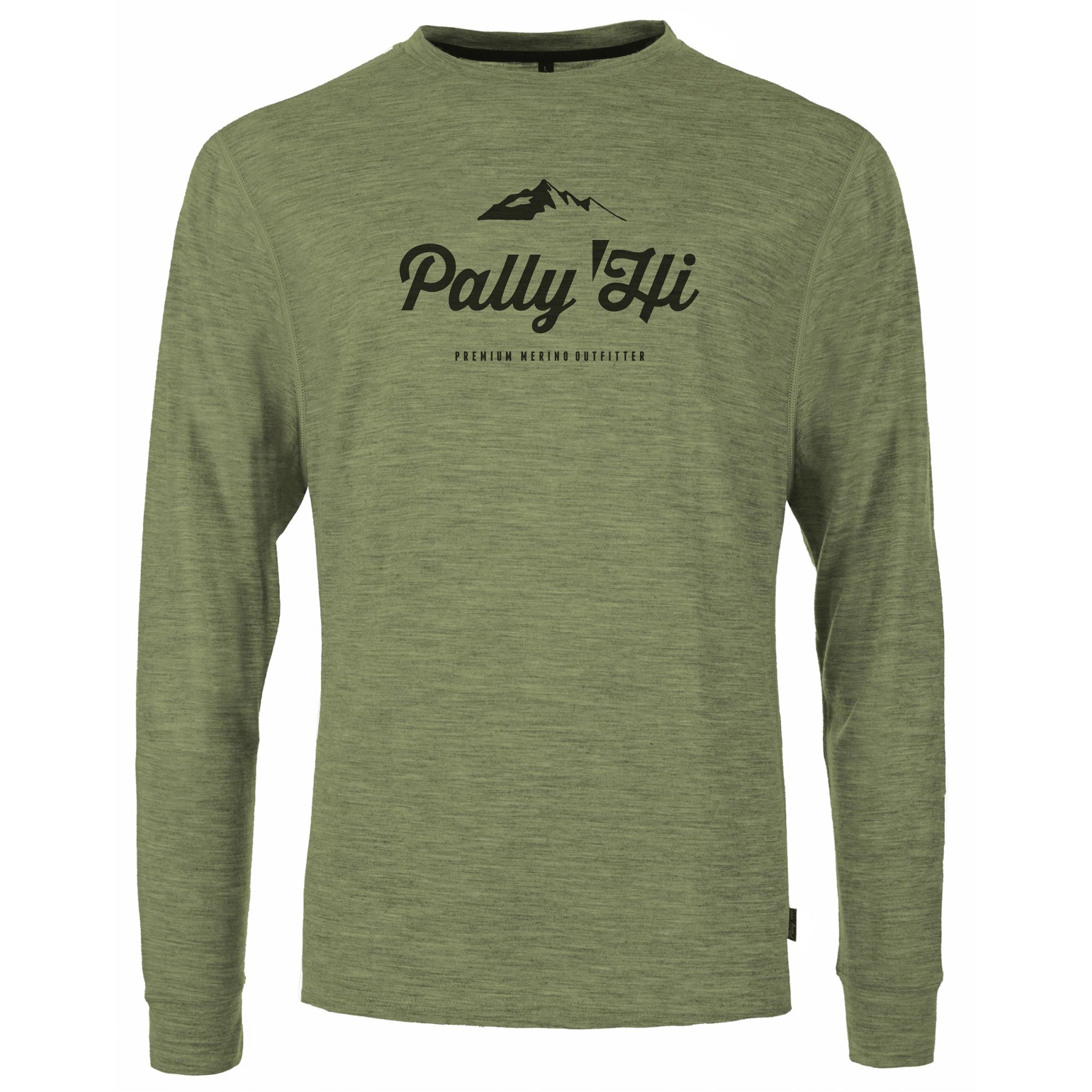 Picture of Pally&#039;Hi Classic Peak Logo Longsleeve Shirt Men - freckled pine