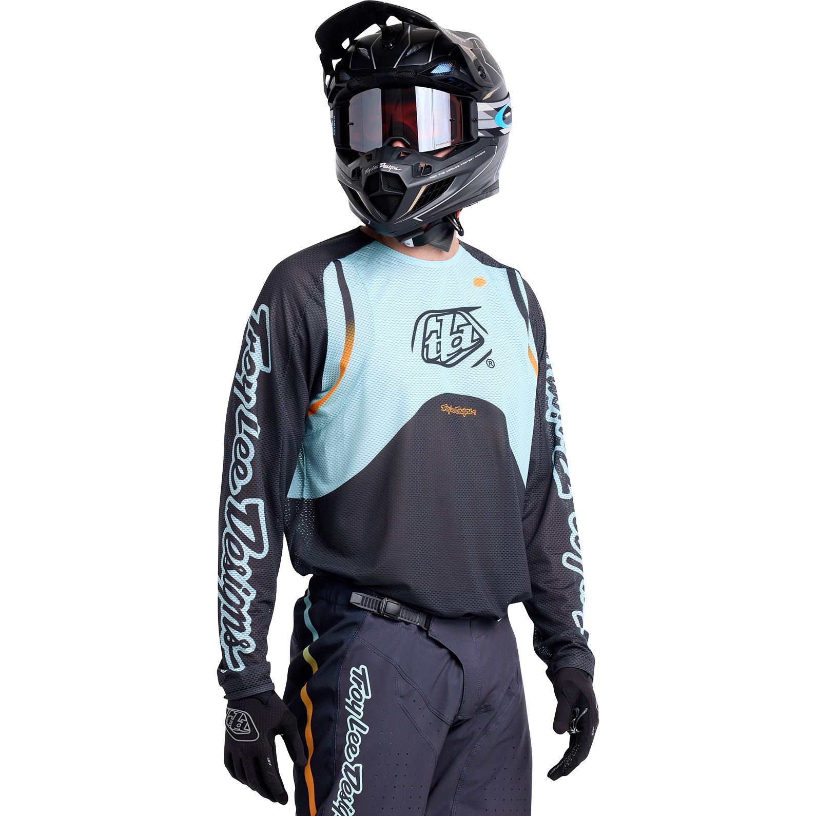 Troy Lee Designs Flowline Revert Jersey juvenil de bicicleta de manga