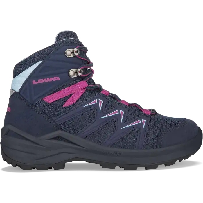 Picture of LOWA Innox Pro GTX Mid Junior Shoes Kids - navy/berry (Size 28-35)