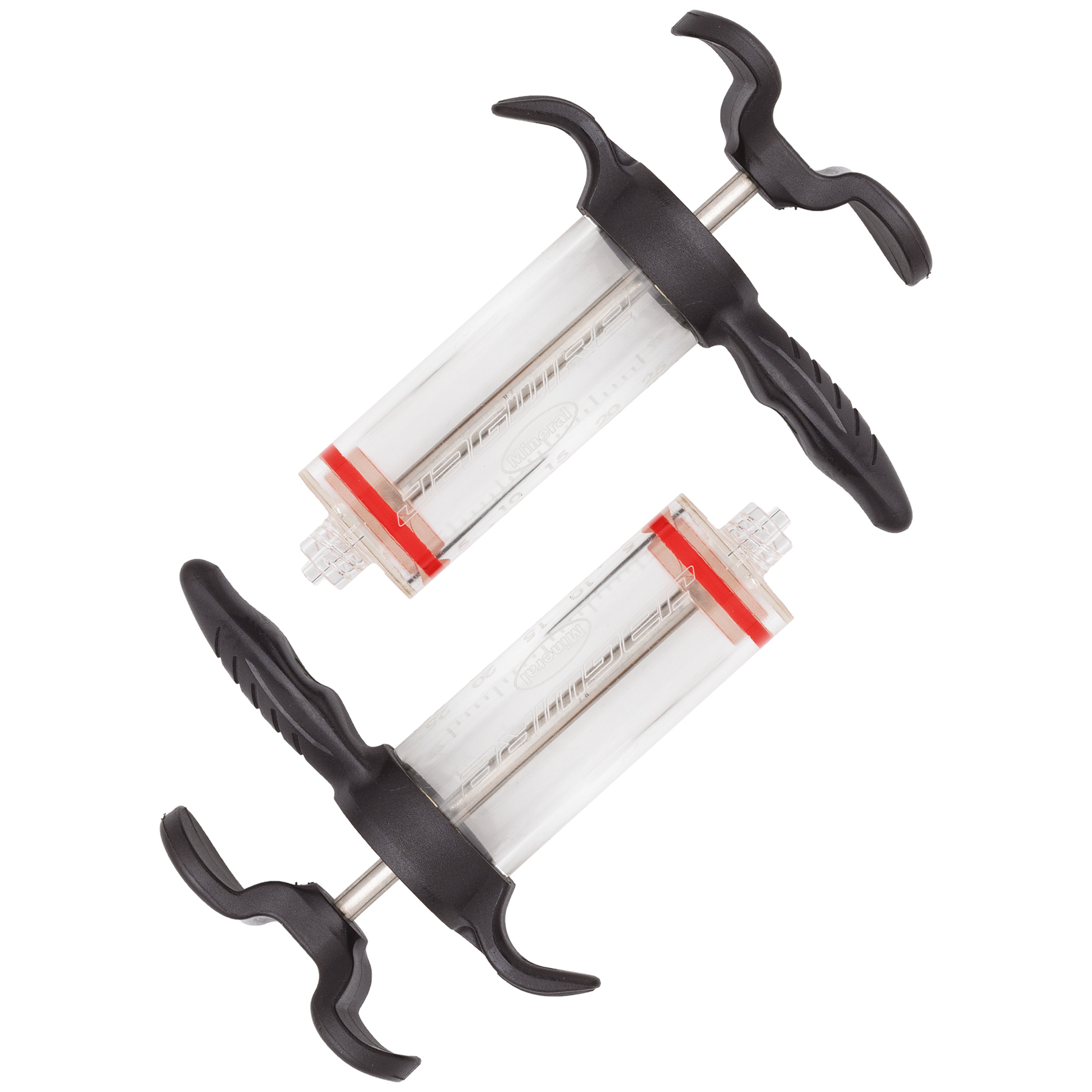 Image of Jagwire Elite Bleed Kit Replacement Syringes (Pair) - Mineral Oil (red seals)