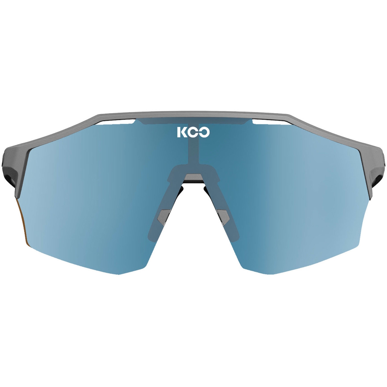 KOO ALIBI サングラスGREY MATT/TURQUOISE 試着のみ koo-alibi-sunglasses-gray-matt