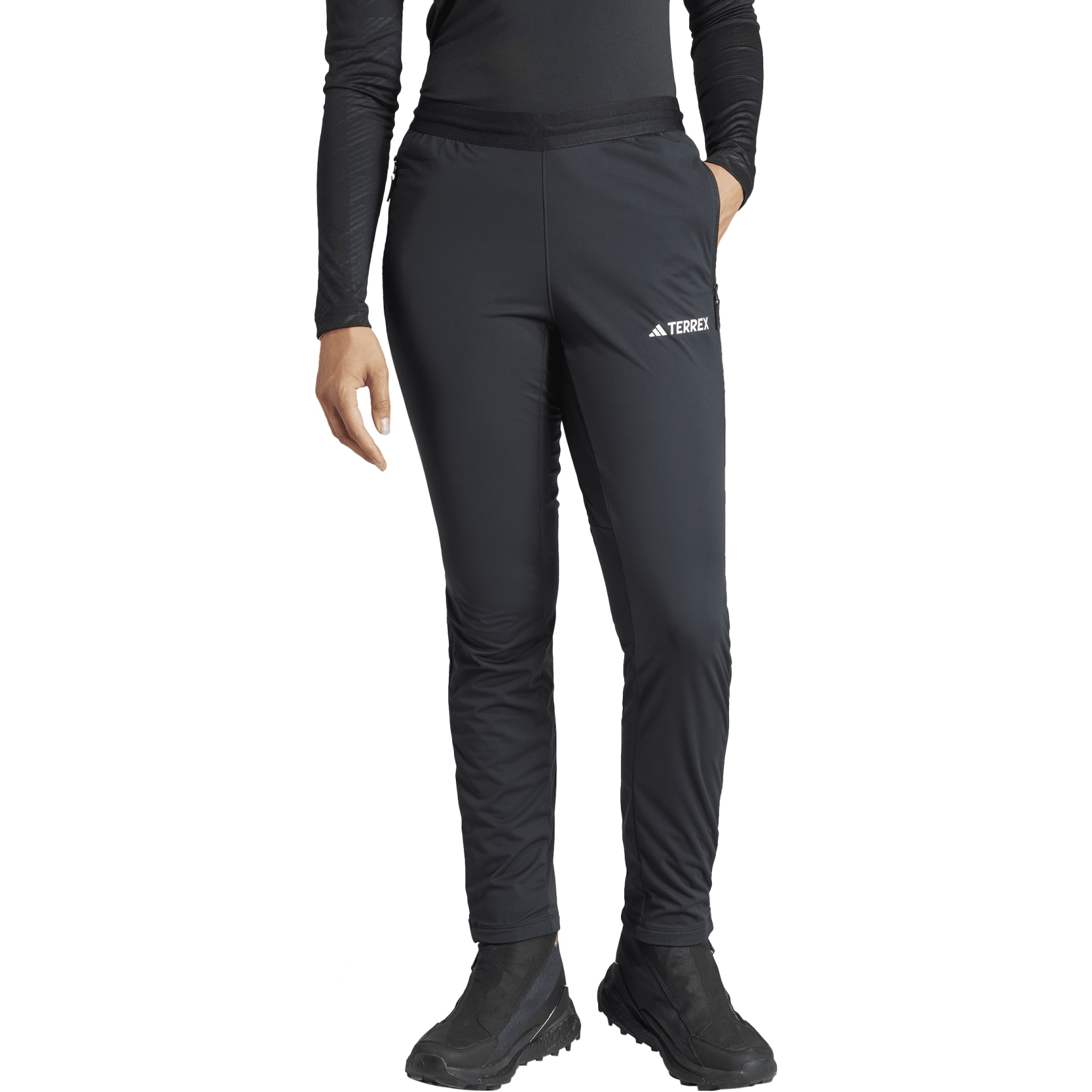 Picture of adidas Xperior Crosscountry Ski Softshell Pants Women - black IB1129