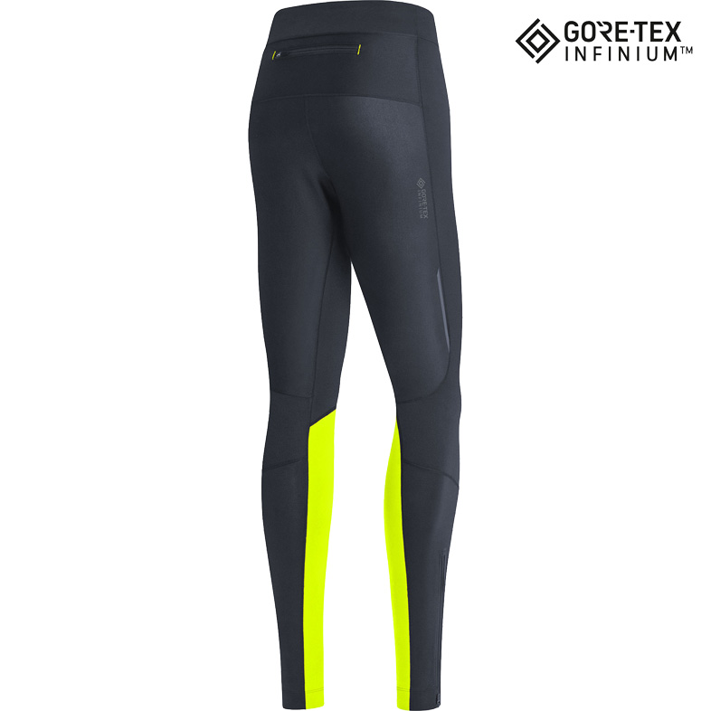 GOREWEAR R5 Women GORE-TEX INFINIUM™ Tights - black/neon yellow 9908