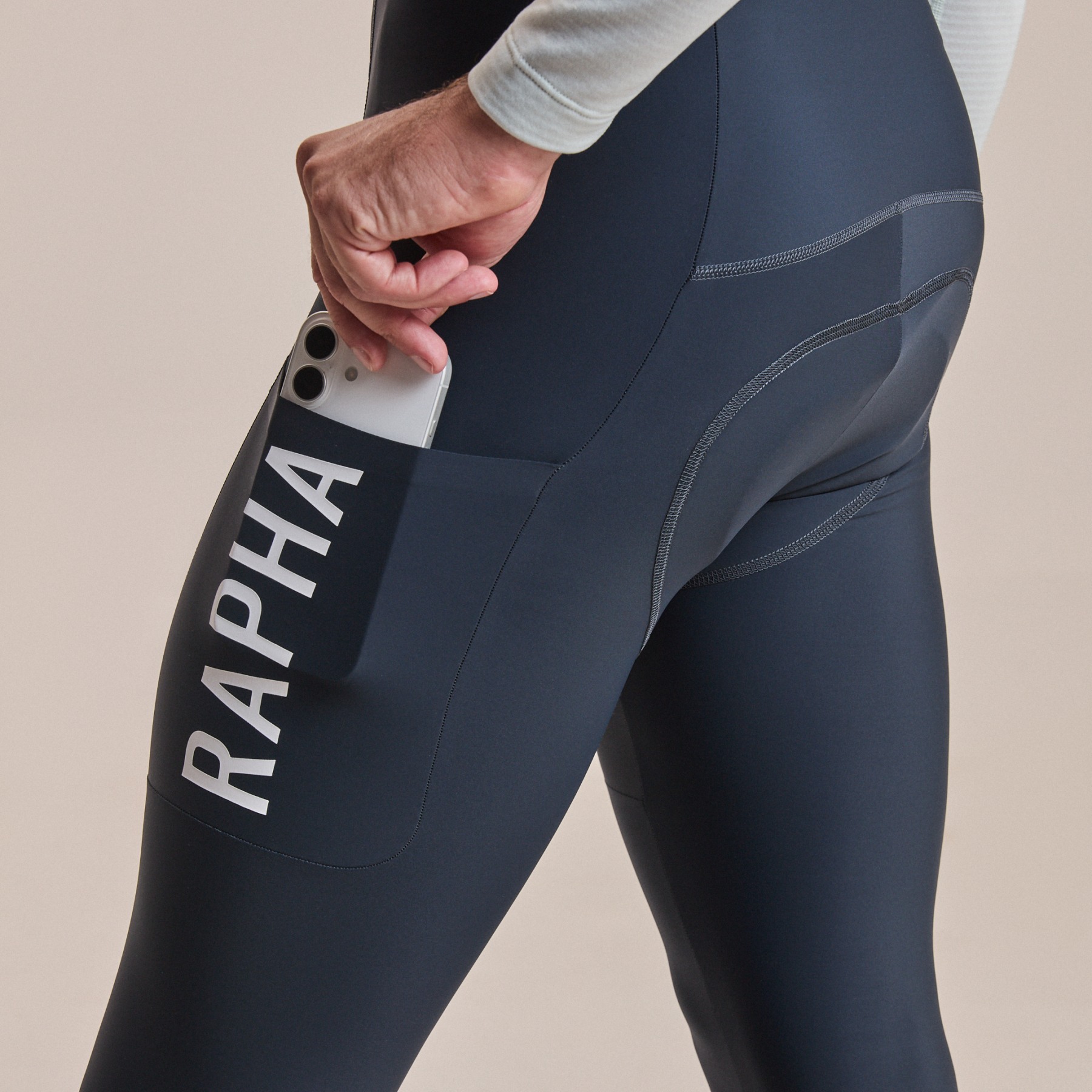Rapha Pro Team Lightweight Cargo Bib Tights Men - carbon/white