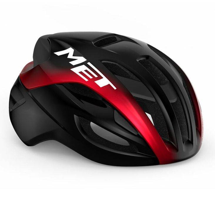 Picture of MET Rivale MIPS Helmet - Black Red Metallic/Glossy