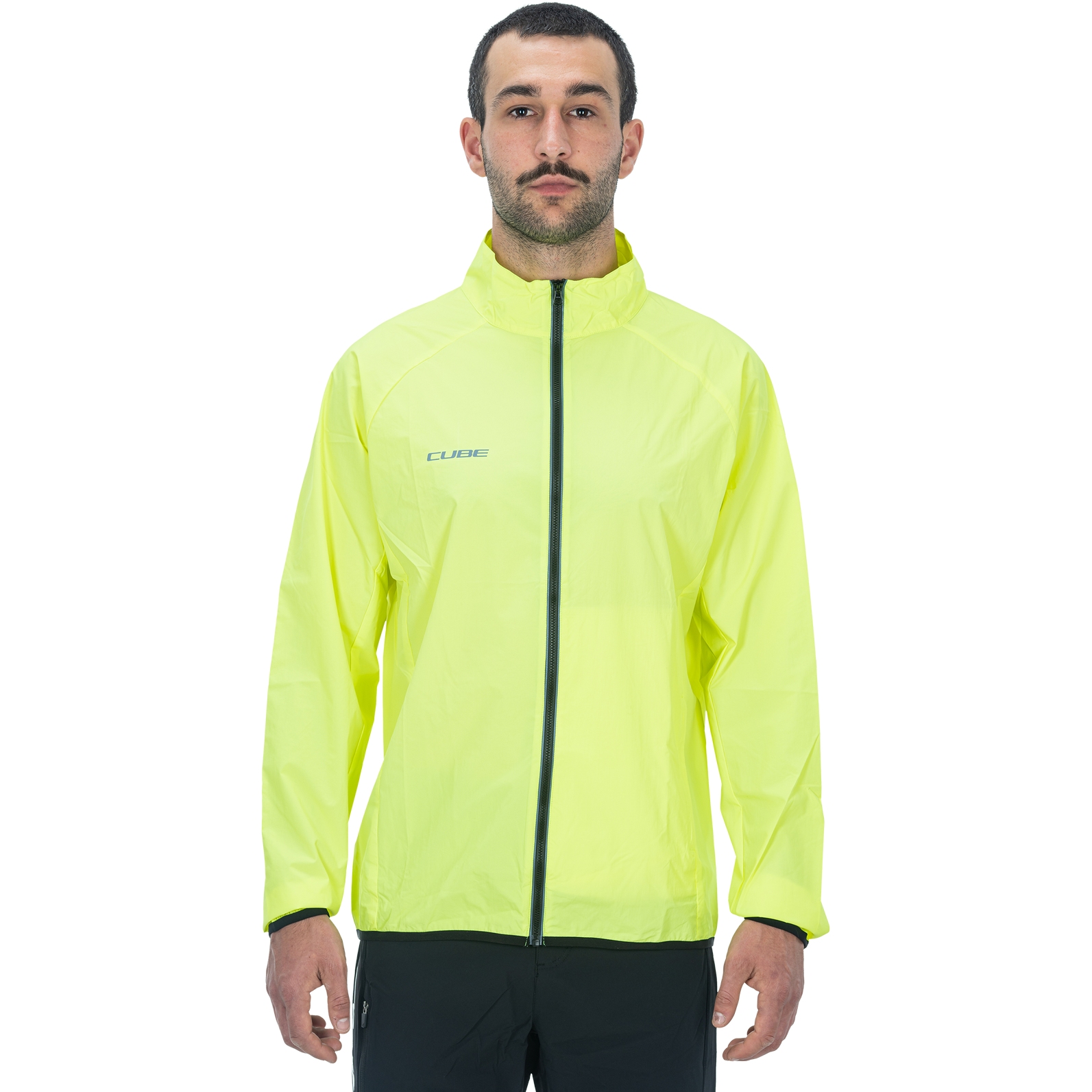 Picture of CUBE ATX CMPT Wind Jacket Men - neon yellow