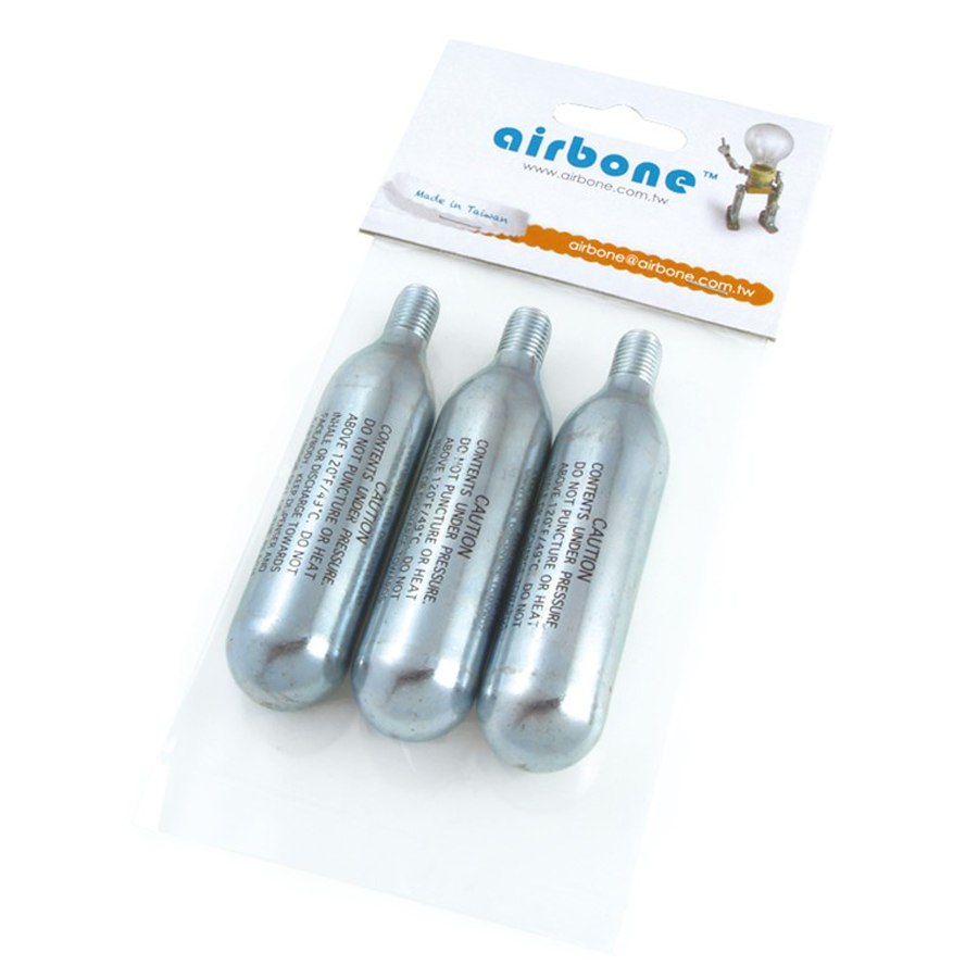 Image of airbone ZT-101 CO₂ Cartridges with thread (3 x 16g)