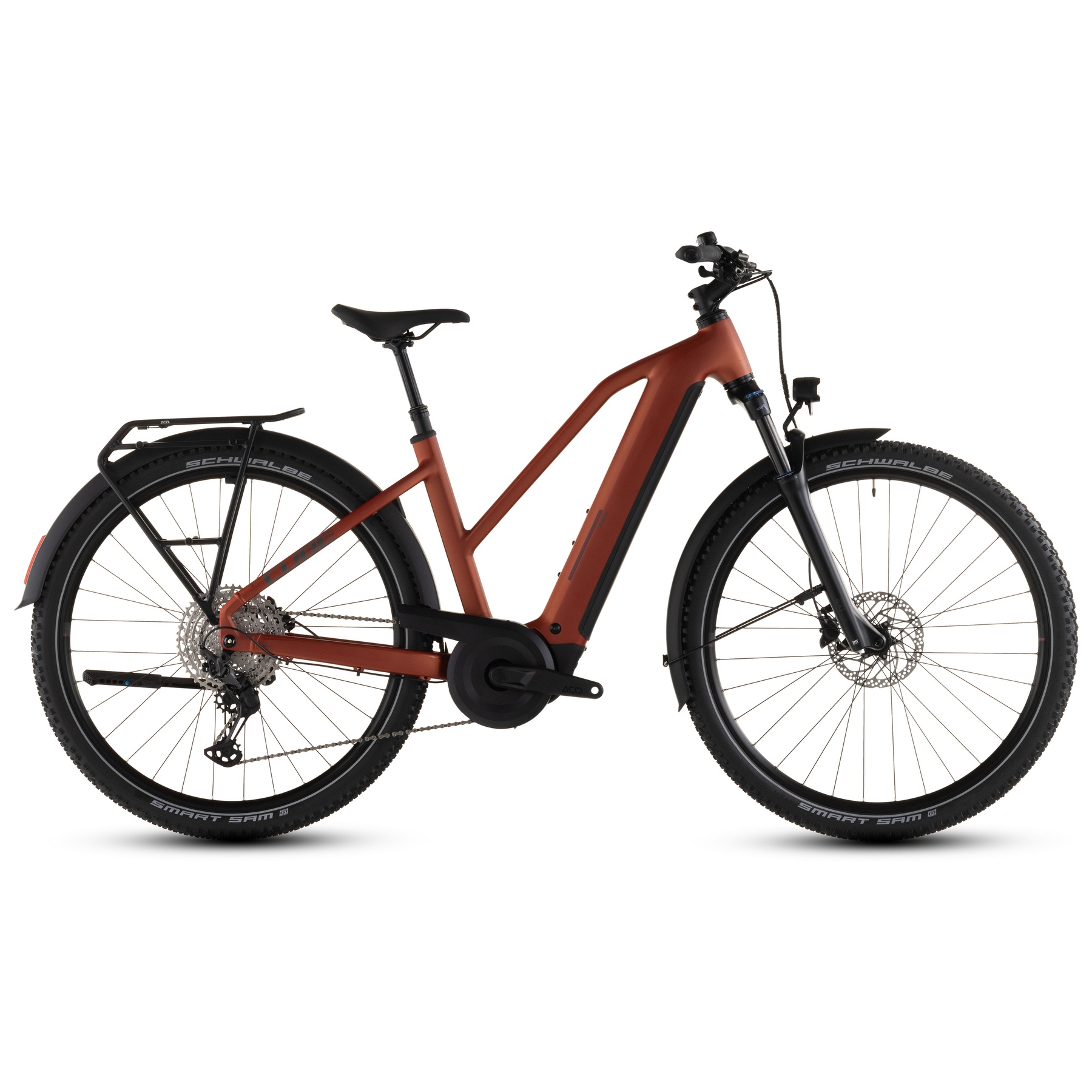 fahrrad rahmentasche xxl Acid PRO 2 black Fahrrad - Out-Front Halterungen Category:City Urban_City Komfort Sattel Farbe:CARBON RED/CHILLY WHITE