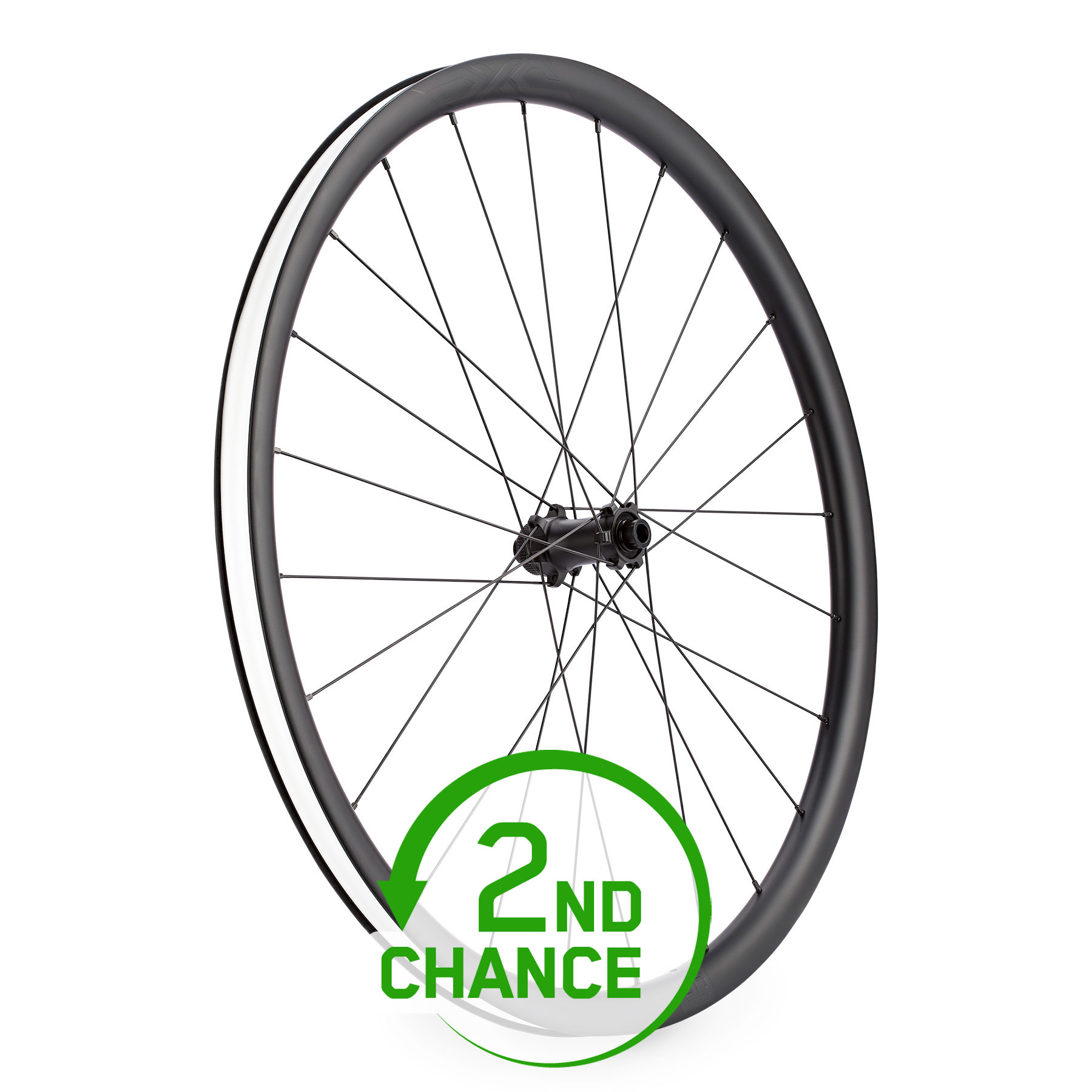 Picture of DXC GR/THIRTY Gravel Front Wheel - 28&quot; | Carbon | Centerlock - 12x100mm - 2nd Choice
