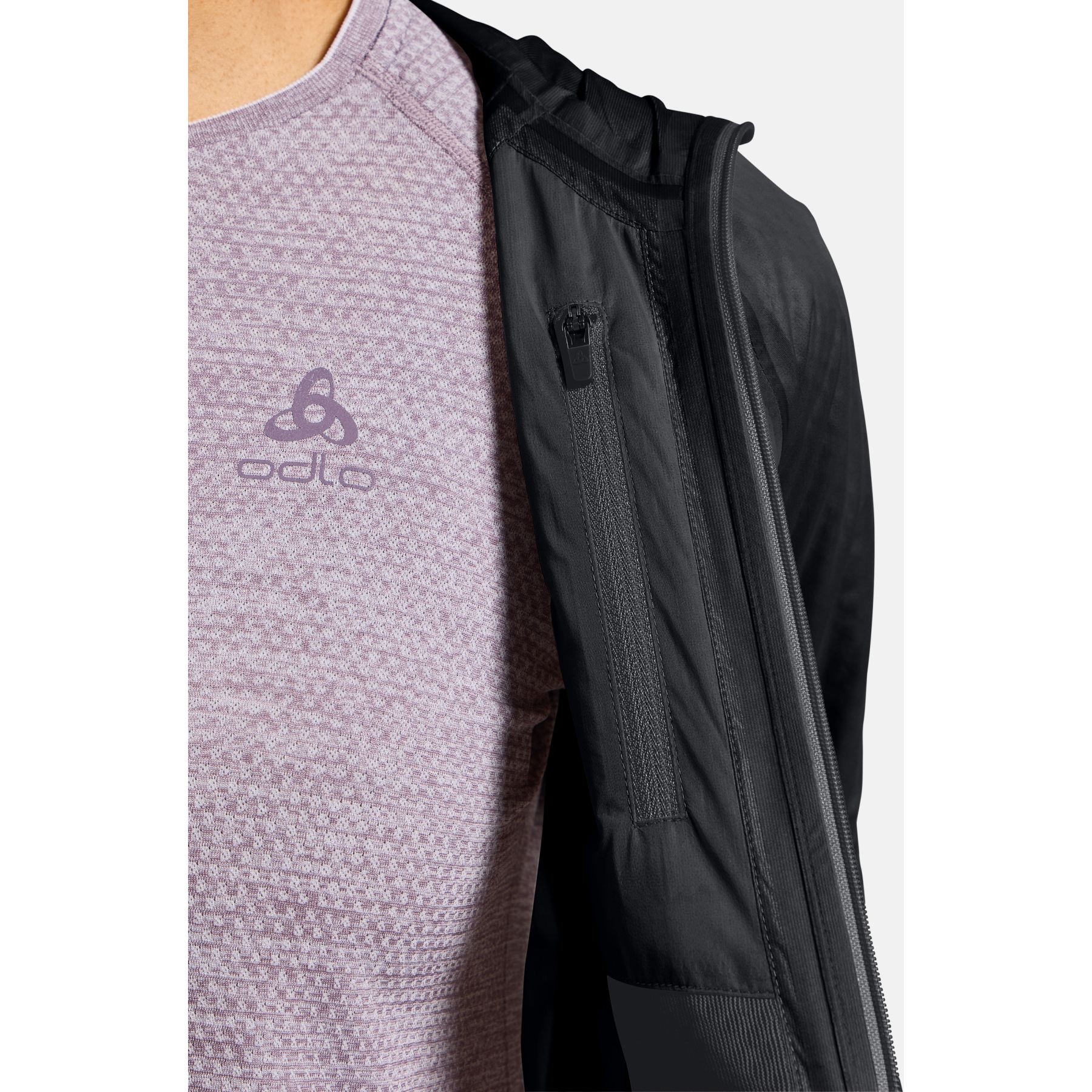 ODLO Veste imperméable Aegis 2,5L Noir pour femme ODLO Veste imperméable Aegis 2,5L Noir pour femme
