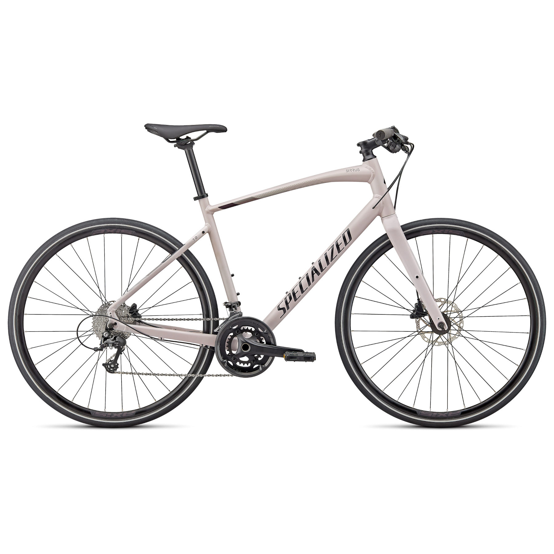 Productfoto van Specialized SIRRUS 3.0 - Fitness Bike - 2022 - satin clay / cast umber / satin reflectiv black