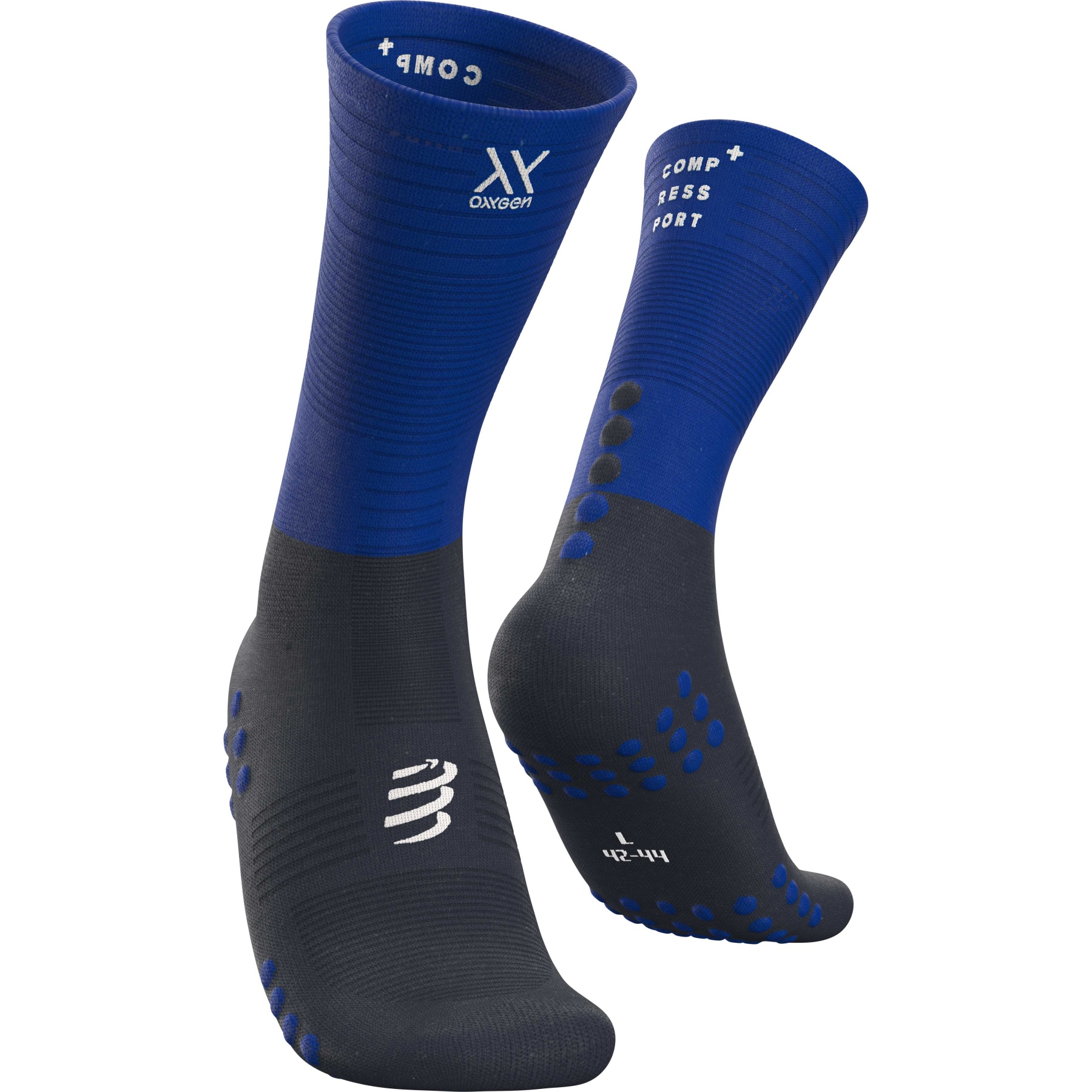 Image of Compressport Mid Compression Socks - blue/lolite