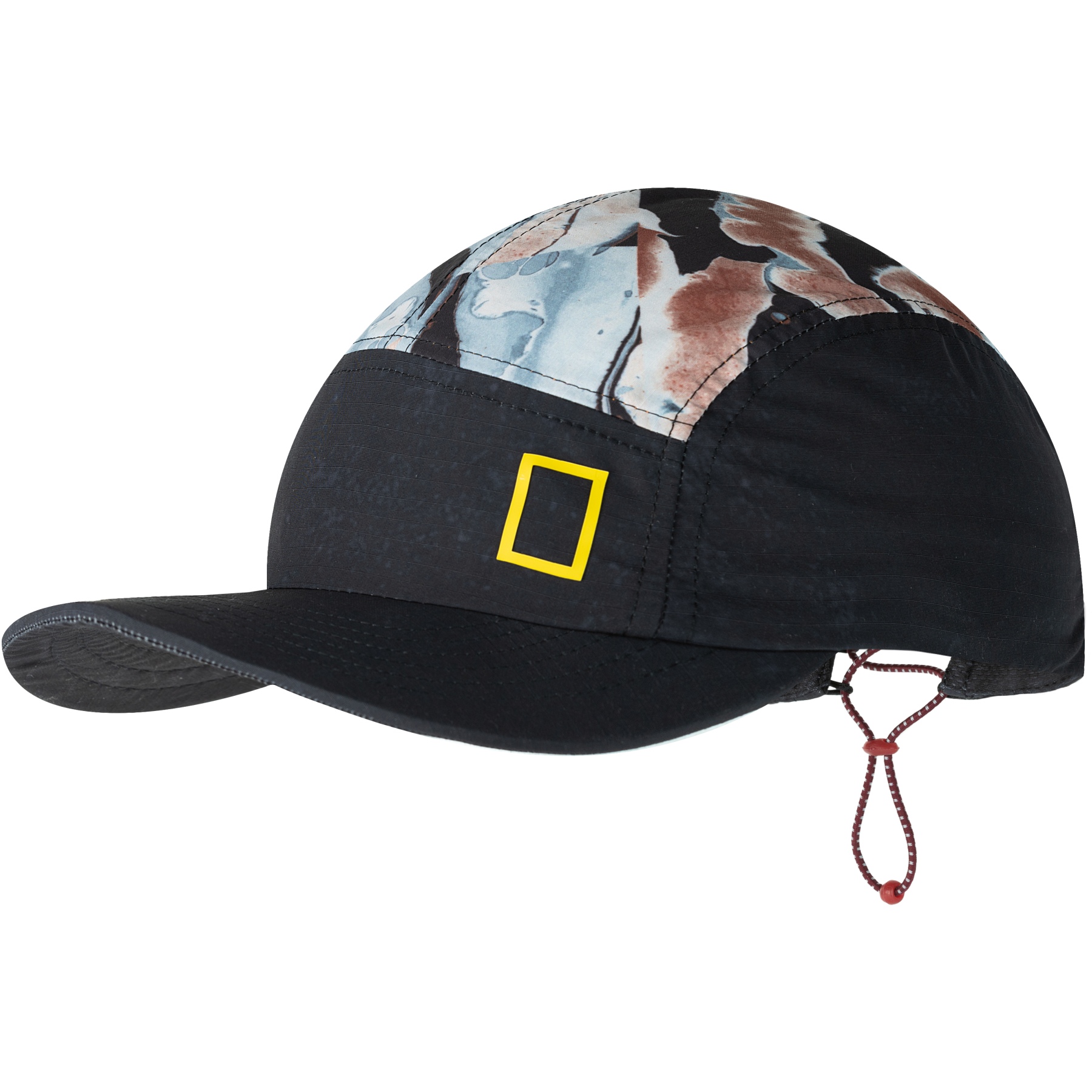 Picture of Buff® (National Geographic) 5 Panel Explore Cap - Reige Black