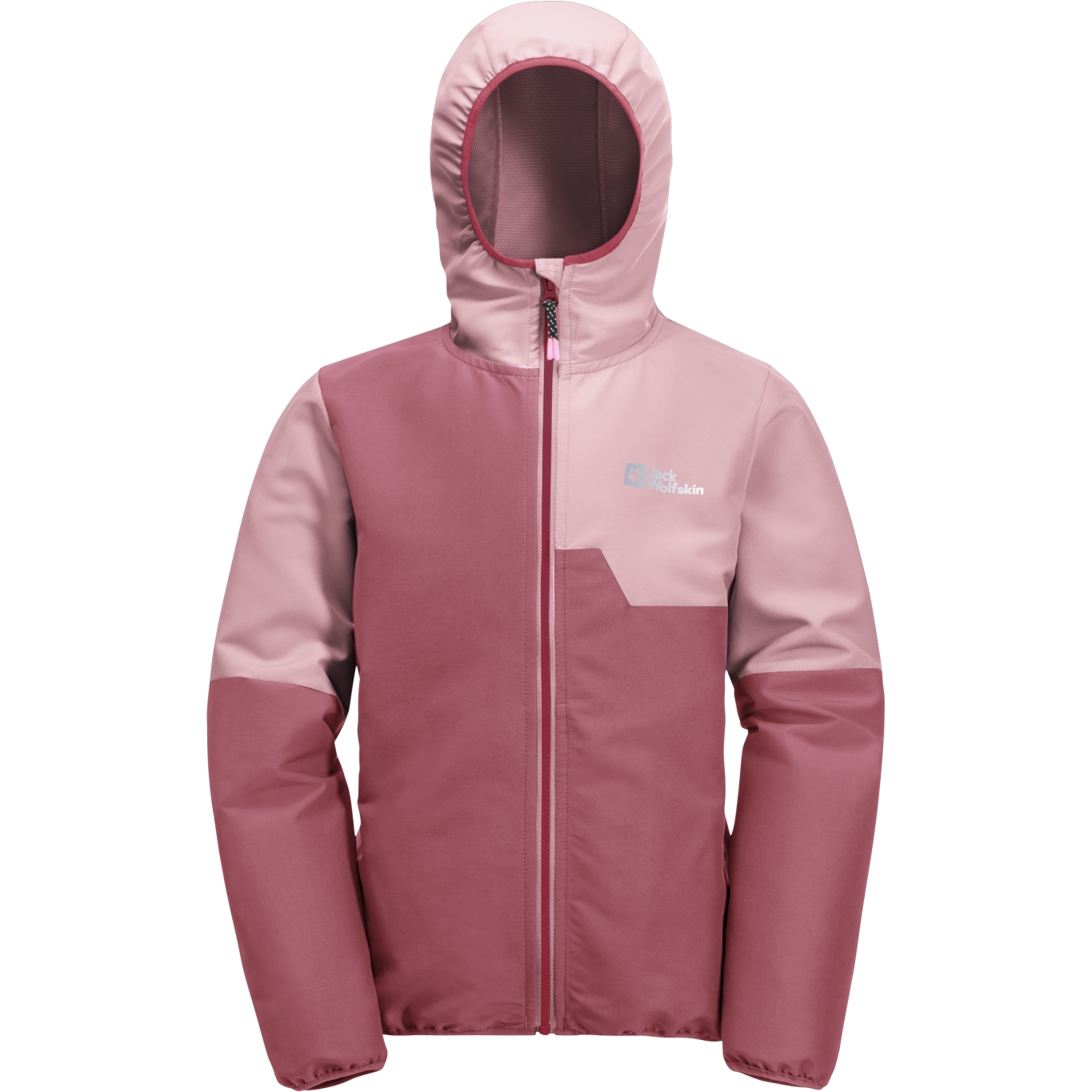 Produktbild von Jack Wolfskin Turbulence Kapuzenjacke Kinder - soft pink