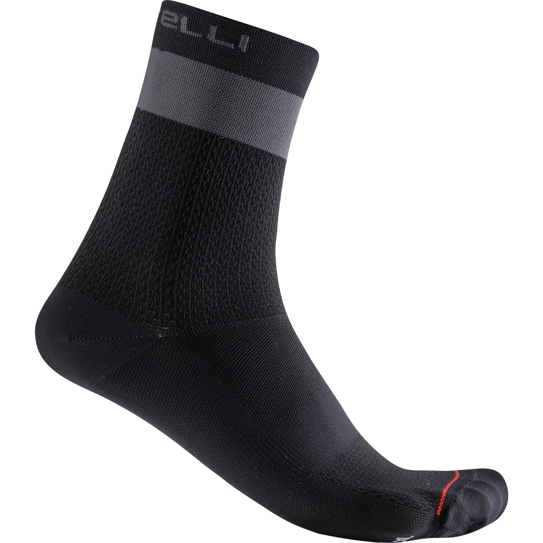 Picture of Castelli Prologo Lite 15 Socks - black/dark grey 010