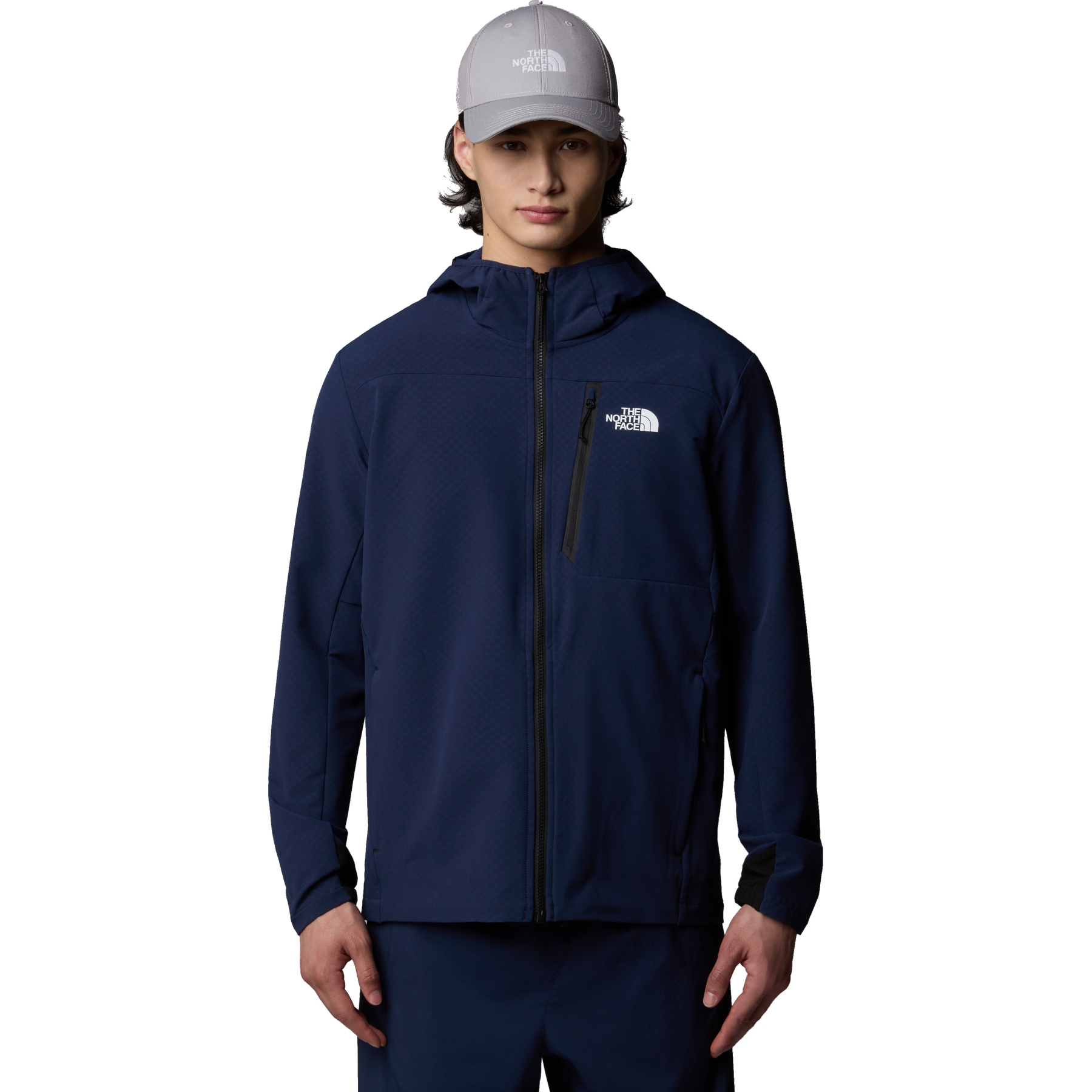 The North Face Mountain Athletics Softshell Jacket Men - Summit Navy |  BIKE24