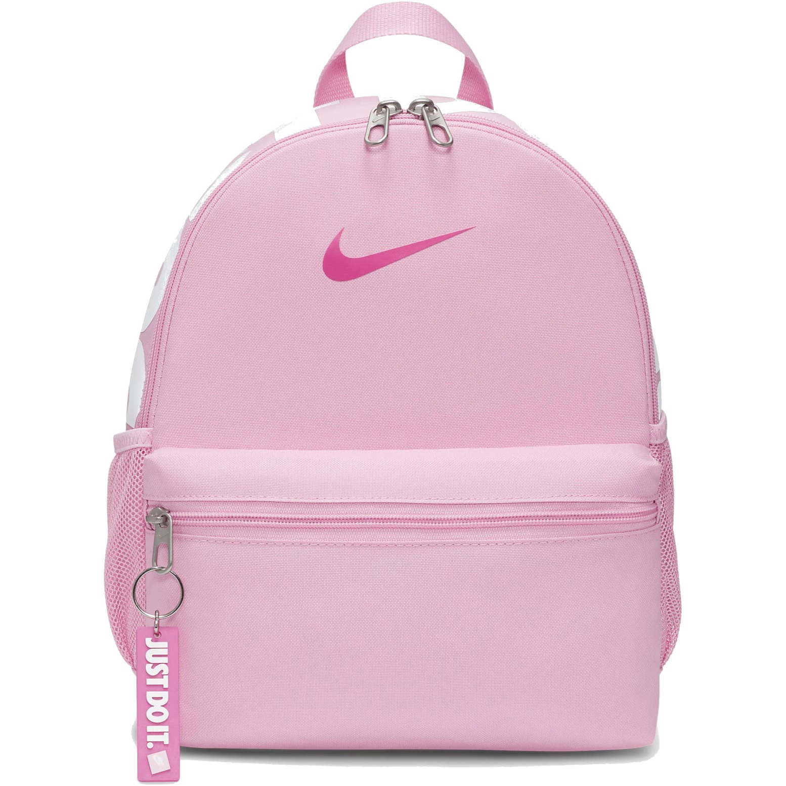 Produktbild von Nike Brasilia JDI Minirucksack für Kinder (11L) - pink rise/white/laser fuchsia DR6091-629