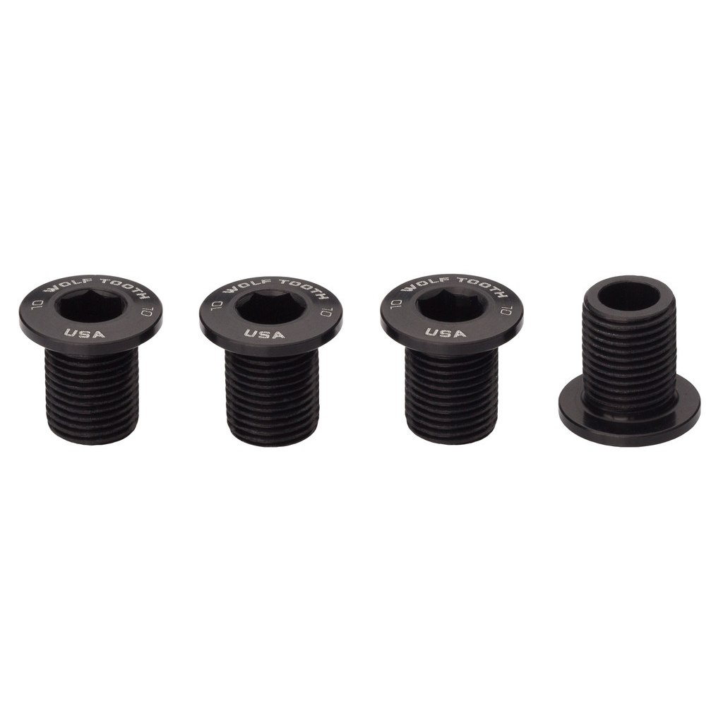 Picture of Wolf Tooth Aluminum Chainring Bolts - 10mm - 1-speed (4 pieces)
