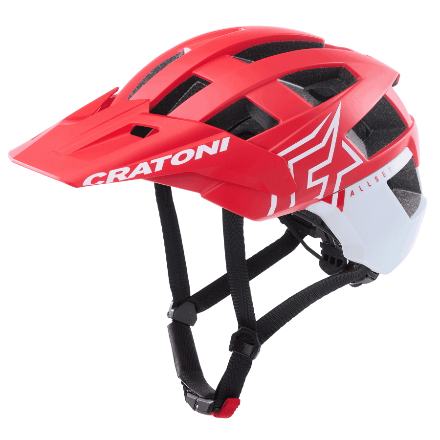 Picture of CRATONI AllSet Pro Helmet - red-white matt