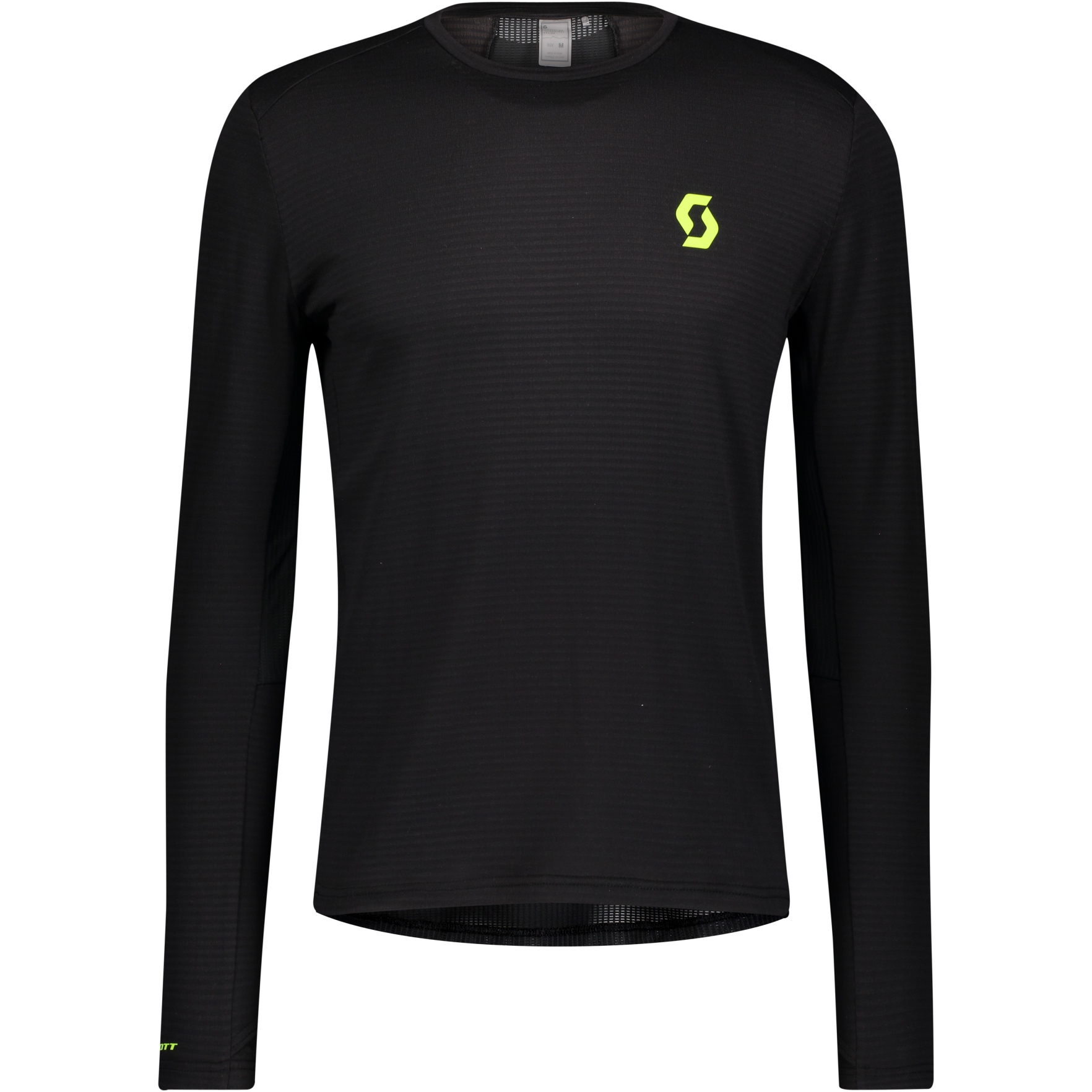 Produktbild von SCOTT RC Run L/SL Langarm-Laufshirt - schwarz/gelb