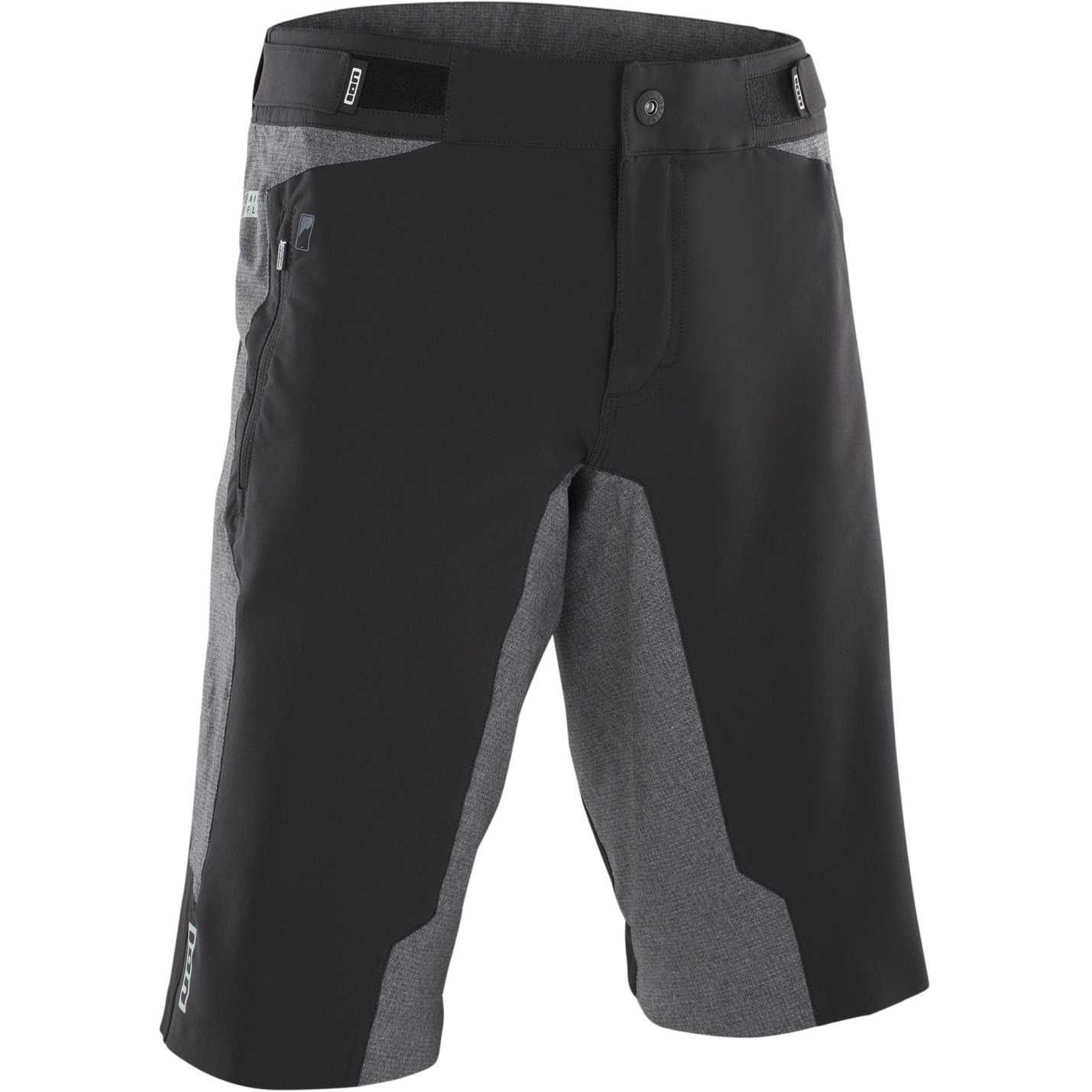 Image of ION Bike Shorts Traze AMP AFT - Black 47222