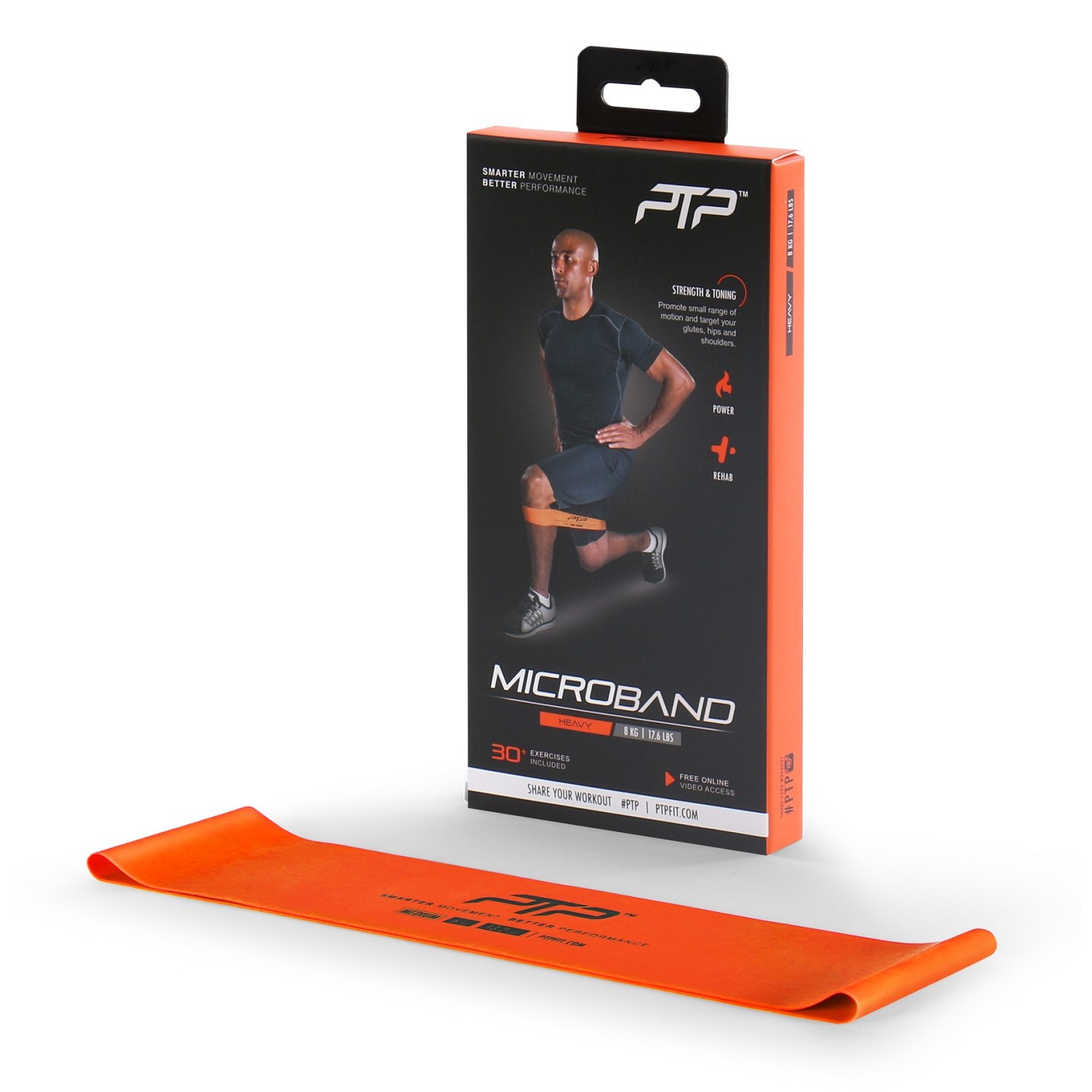 Produktbild von PTP Microband Heavy Widerstandsband - orange