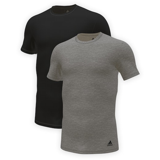 Picture of adidas Sports Underwear Crew Neck T-Shirt Men - 2 Pack - 908-assorted