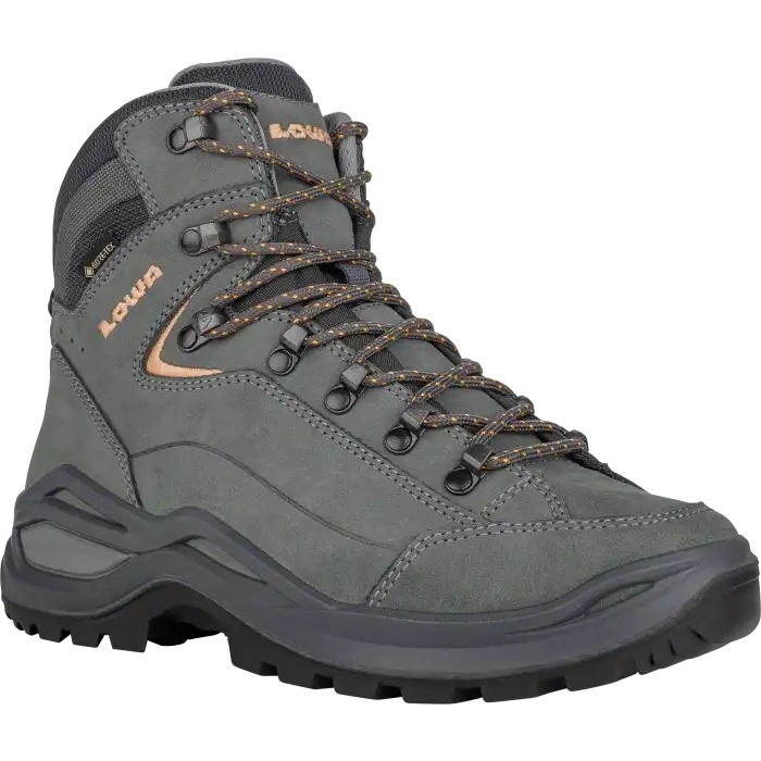 LOWA Renegade Evo GTX Mid Hiking Boots Women graphite apricot BIKE24