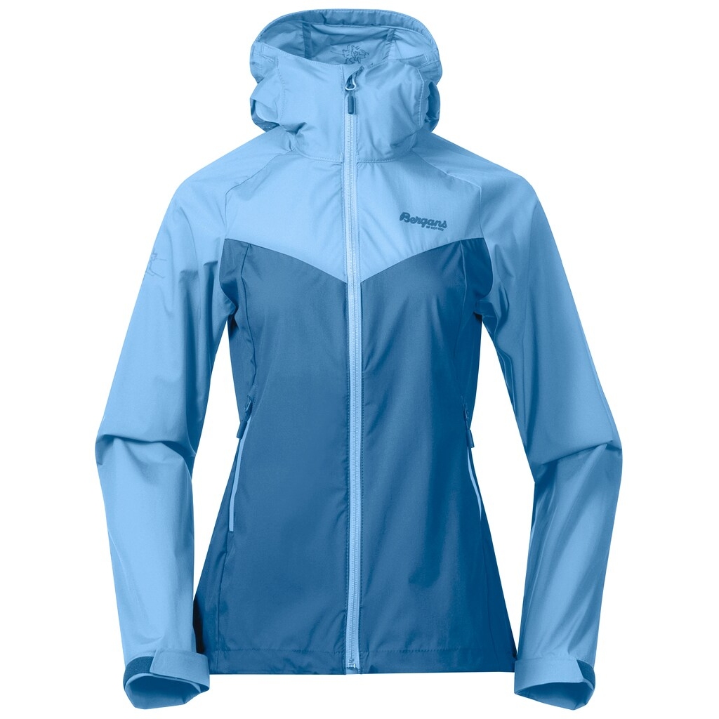 Picture of Bergans Microlight Womens Jacket - north sea blue/pacific blue