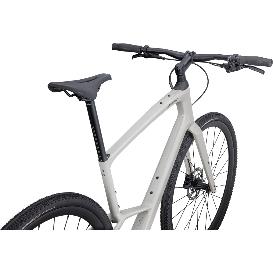 Specialized SIRRUS X 5.0 Carbon Fitnessfiets 2022 gloss white mountains gunmetal satin white reflective