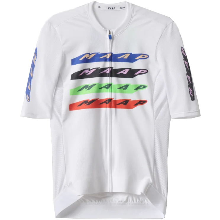 Airtracks Maillot De Cyclisme à Manches Longues Pro T Pour Homme - Jersey - Fermeture éclair - Respirant - Séchage Rapide - Réflecteurs, Bleu Fluo, S