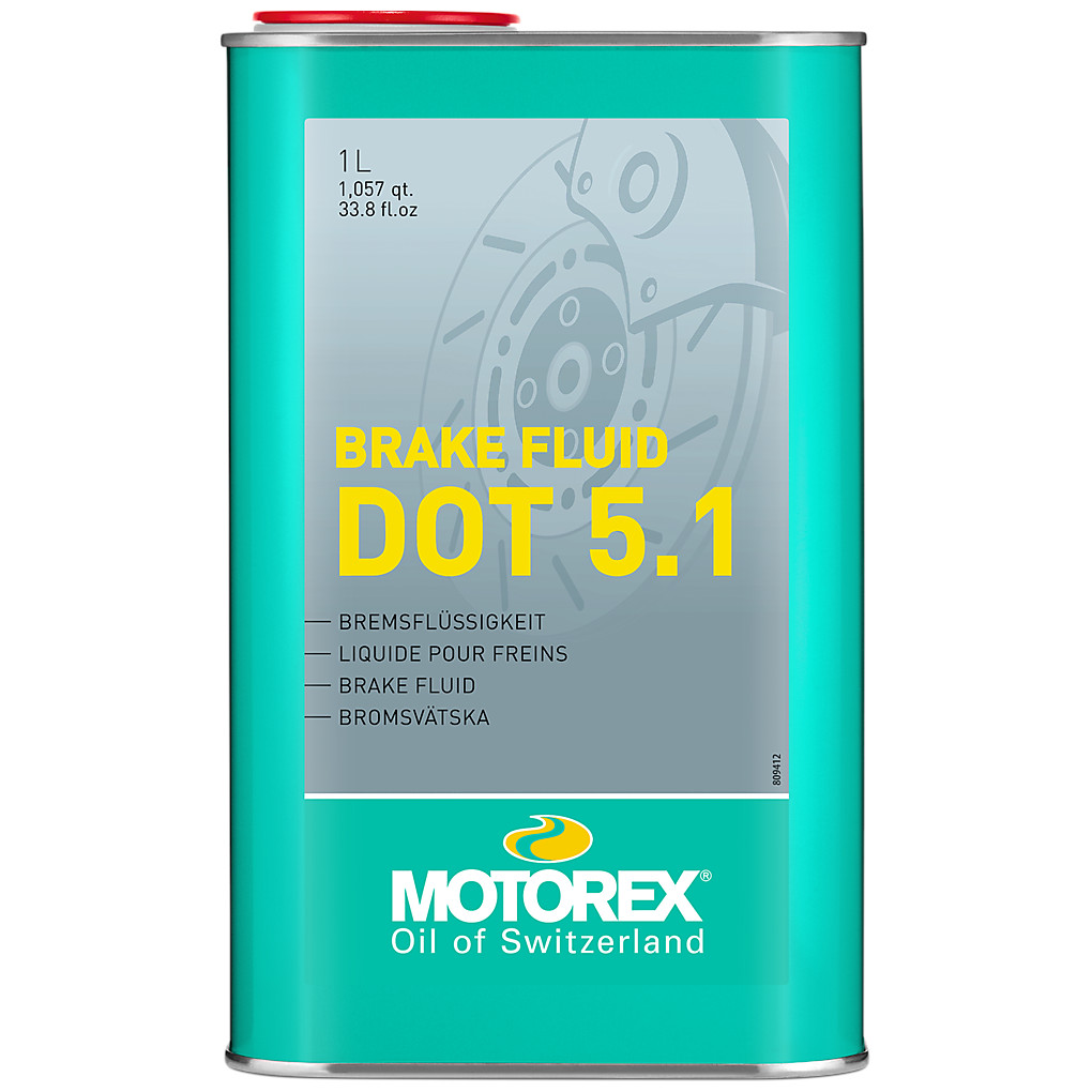 Productfoto van Motorex DOT 5.1 Remvloeistof - 1000ml