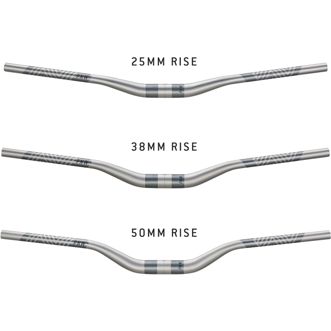 PNW Components Range Gen MTB Handlebar 800mm Rise 38mm silver