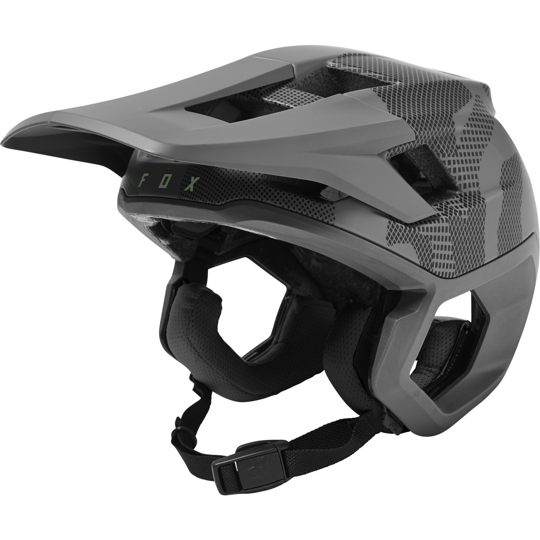 Produktbild von FOX Dropframe Pro Trail Helm - Camo - grey camo