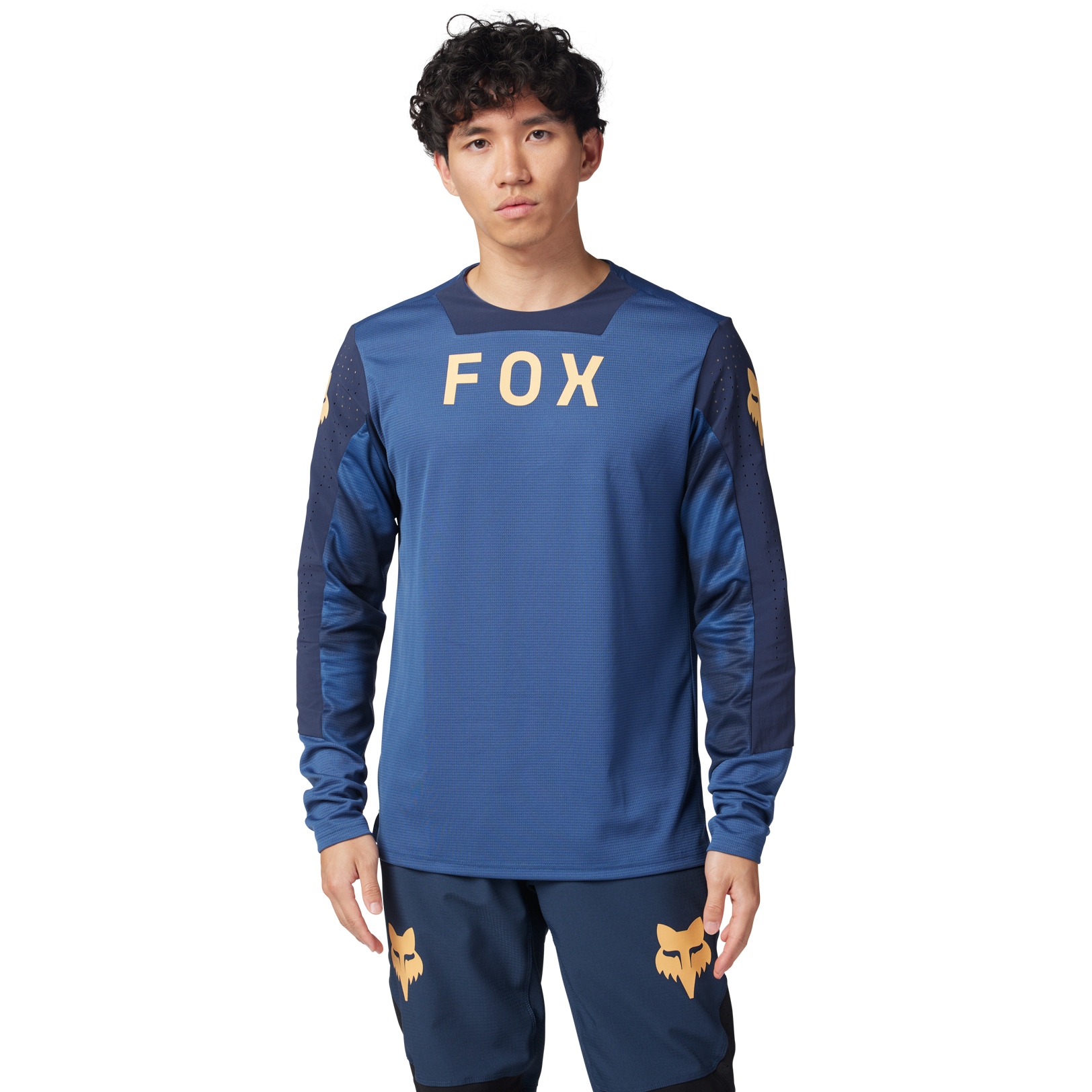 Maillot FOX RANGER HEAD Manches Longues Noir 2025