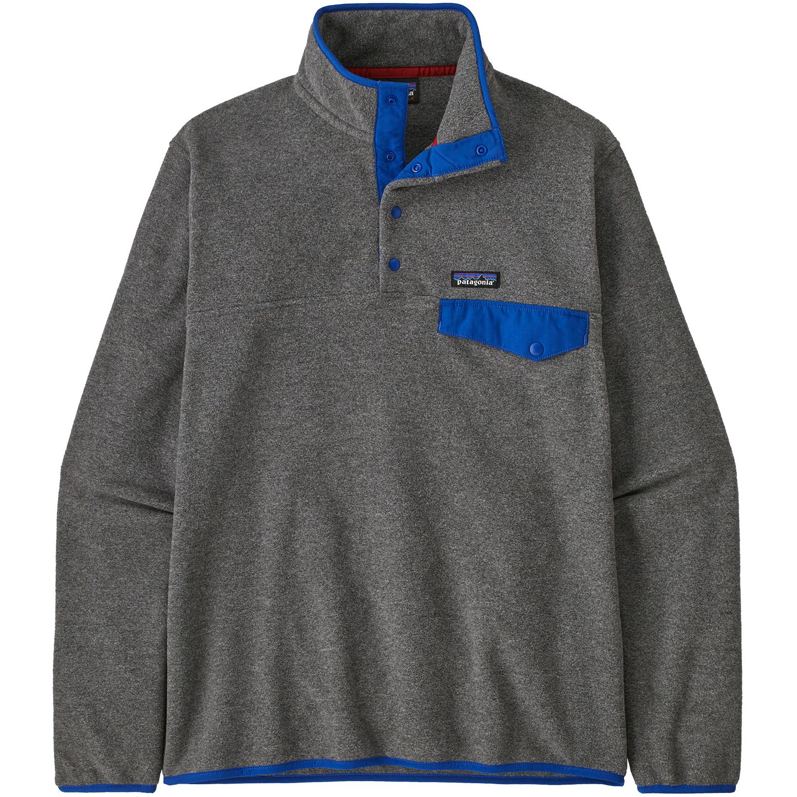 Produktbild von Patagonia Lightweight Synchilla Snap-T Fleece Pullover Herren - Nickel w/Passage Blue